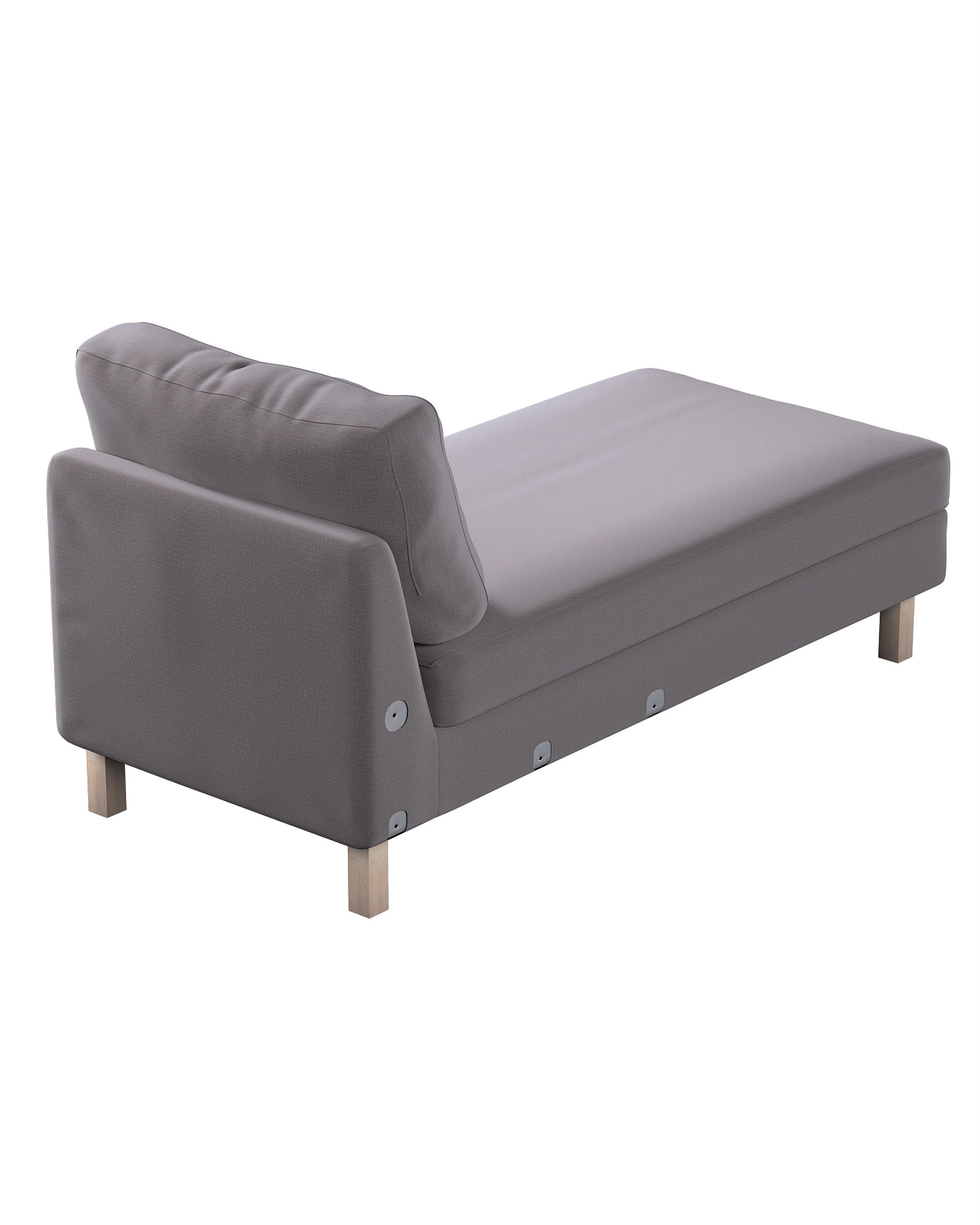 Karlstad chaise longue add-on unit cover product colour brown fabric velvet (hover)