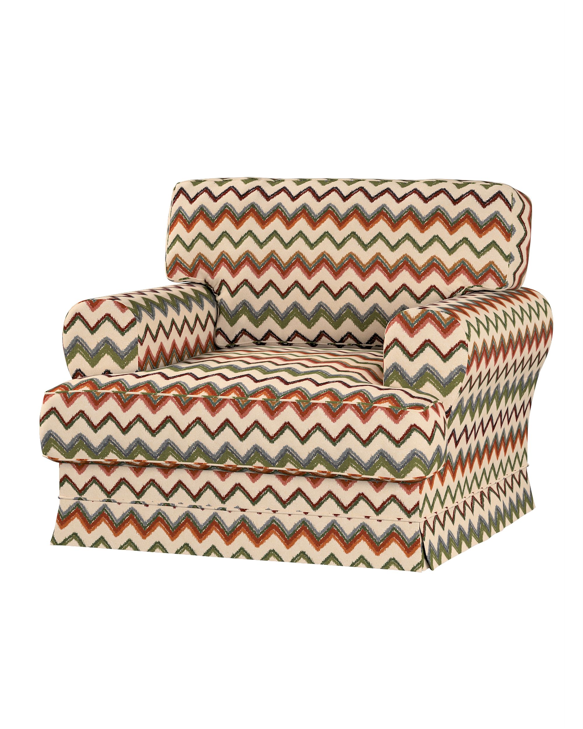 Ekeskog armchair cover product colour multicolour fabric structured, patterned