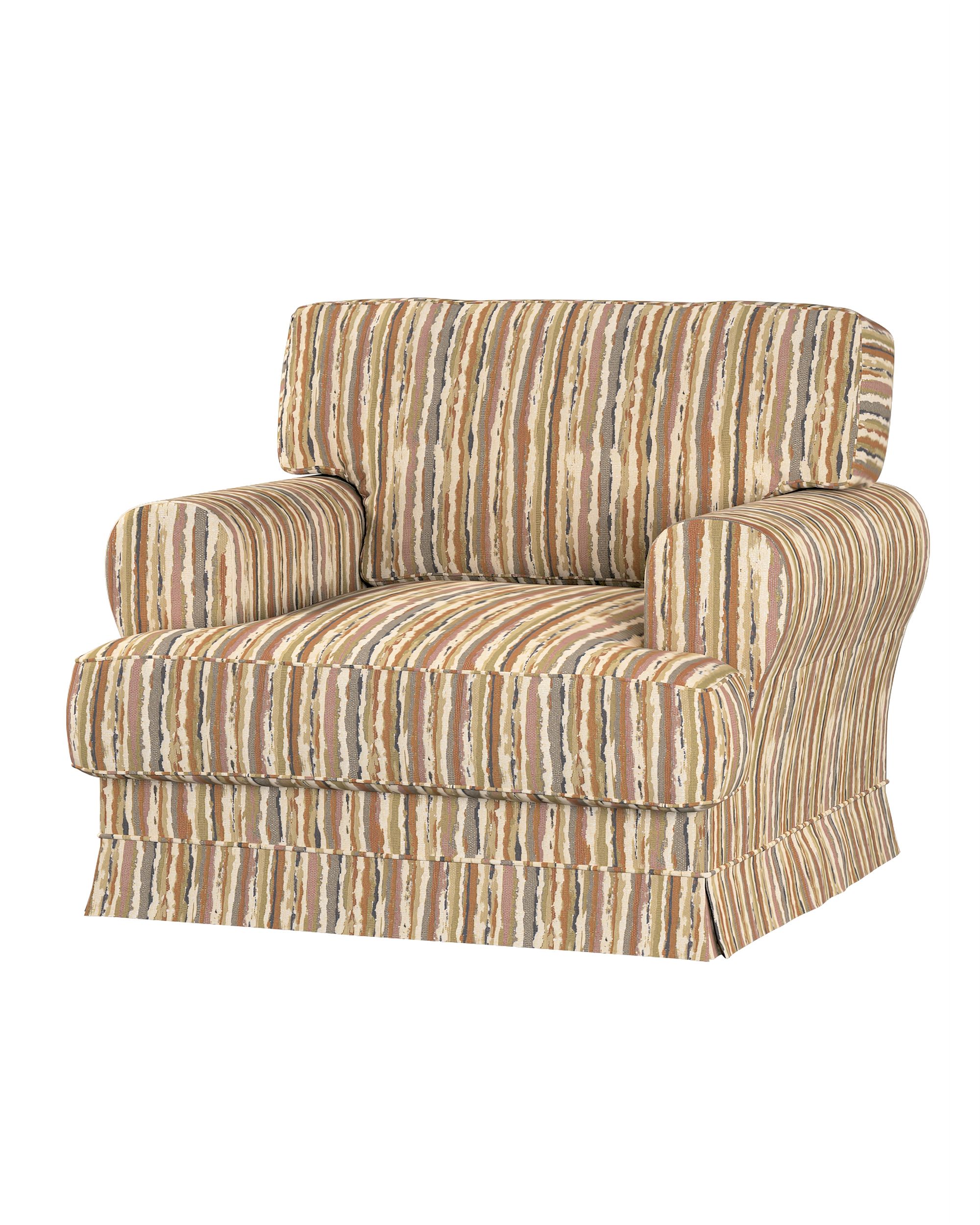 Ekeskog armchair cover product colour beige fabric structured, patterned