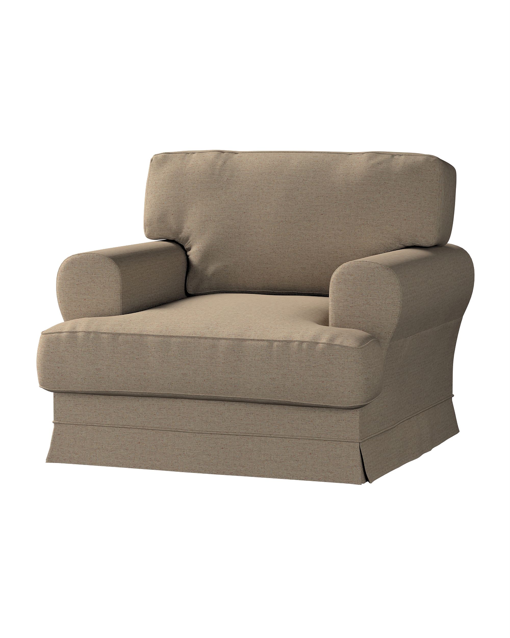 Ekeskog armchair cover product colour beige fabric structured