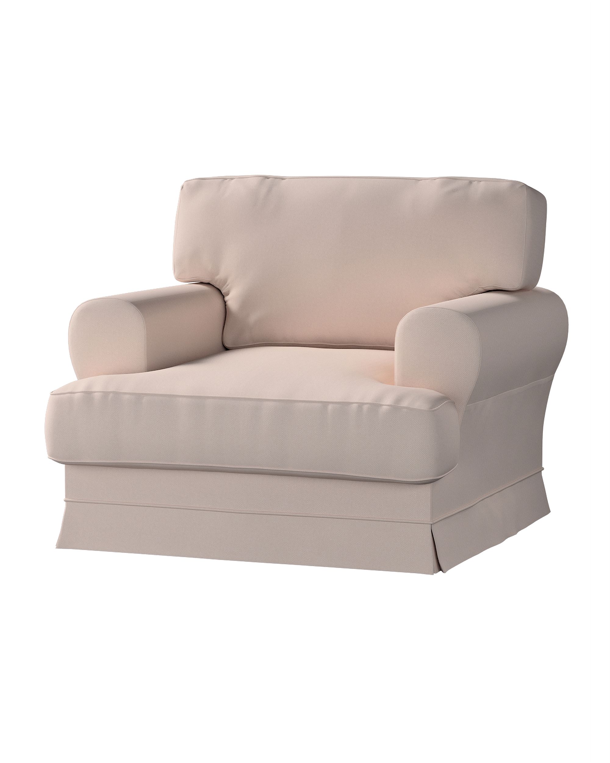 Ekeskog armchair cover product colour pink fabric structured