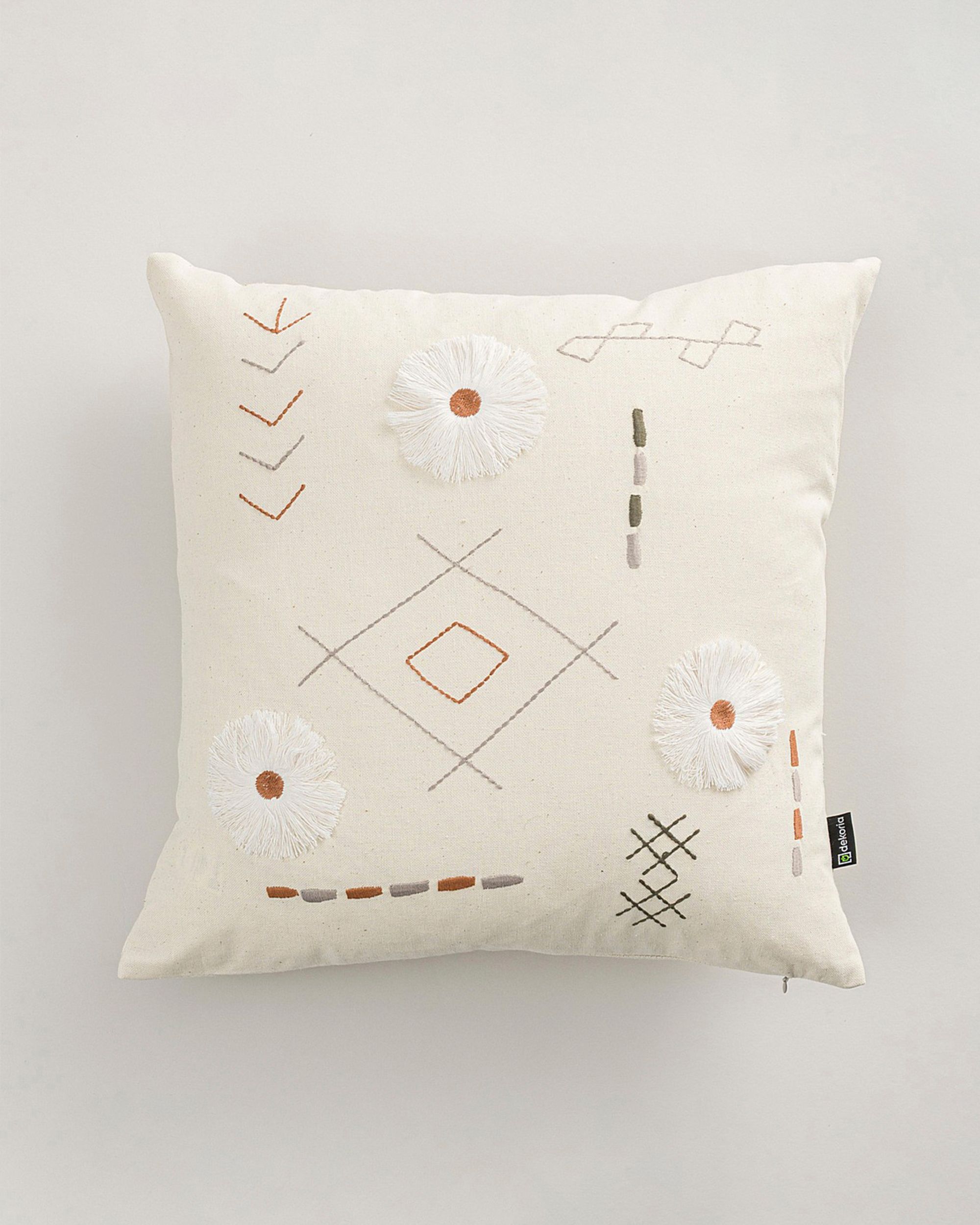 Boho Stitch Bloom cushion cover 45x45 cm