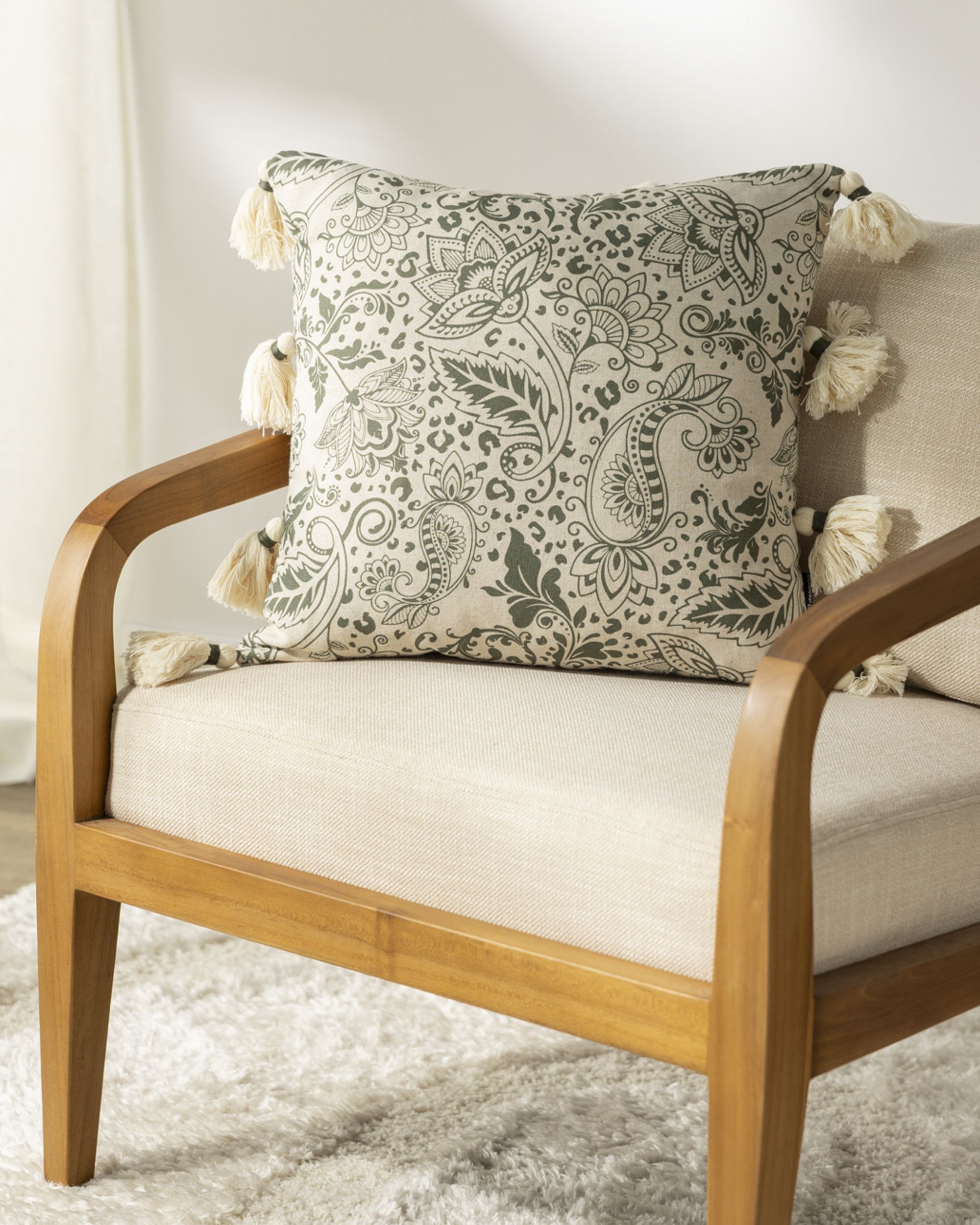 Tassel Nomad Floral cushion cover 45x45 cm (hover)