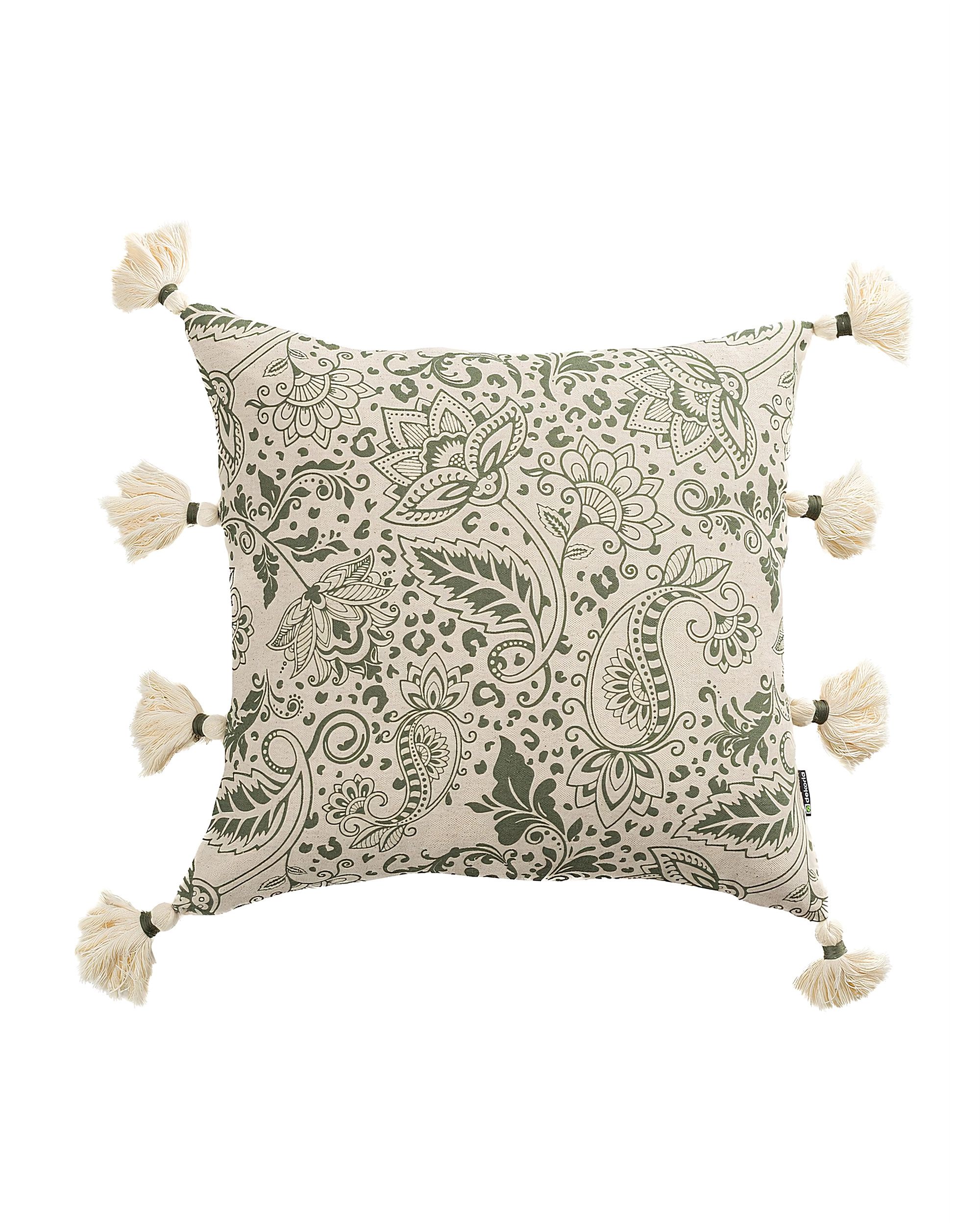 Tassel Nomad Floral cushion cover 45x45 cm