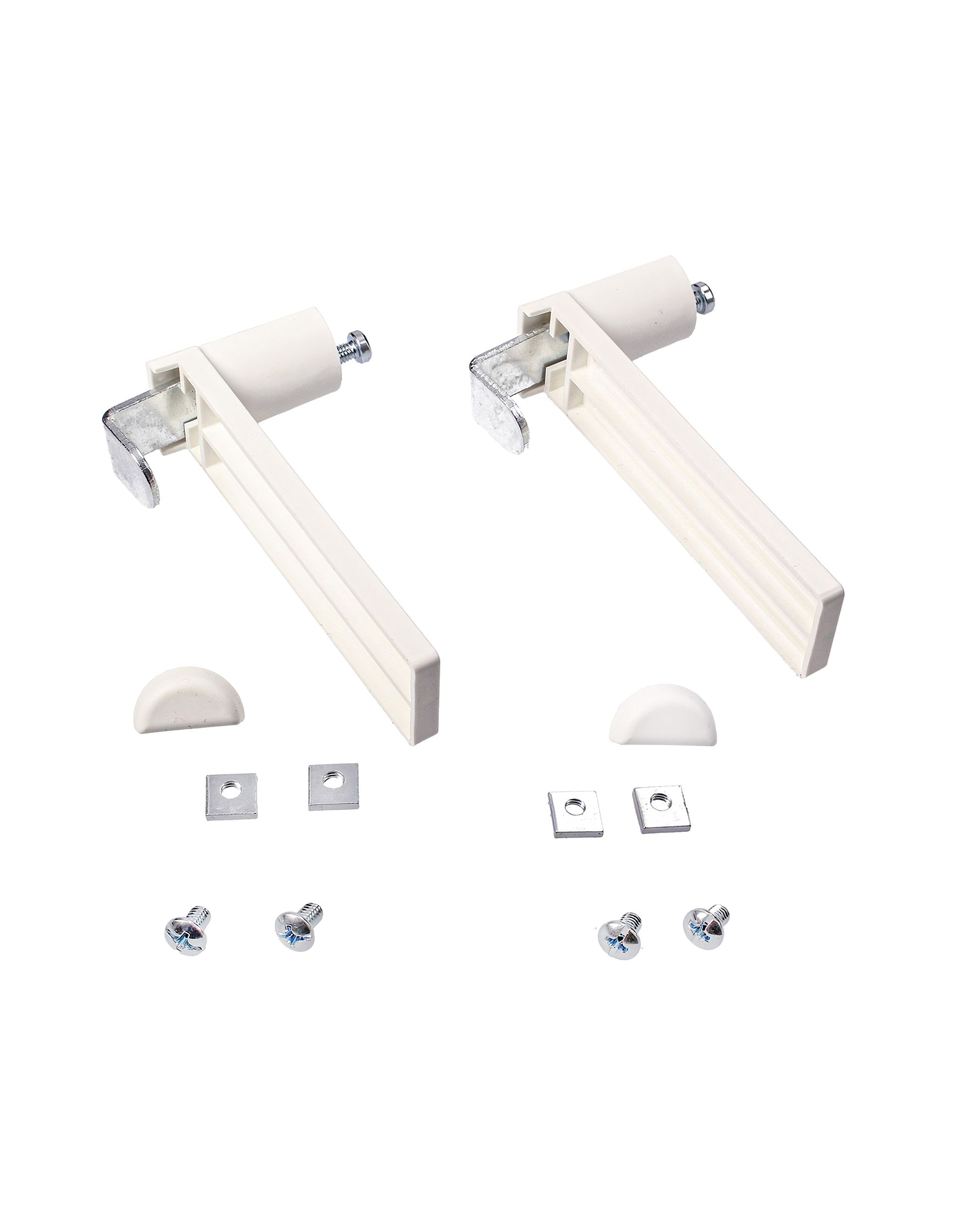 Bracket for a window frame with window vent - 2 pieces per set