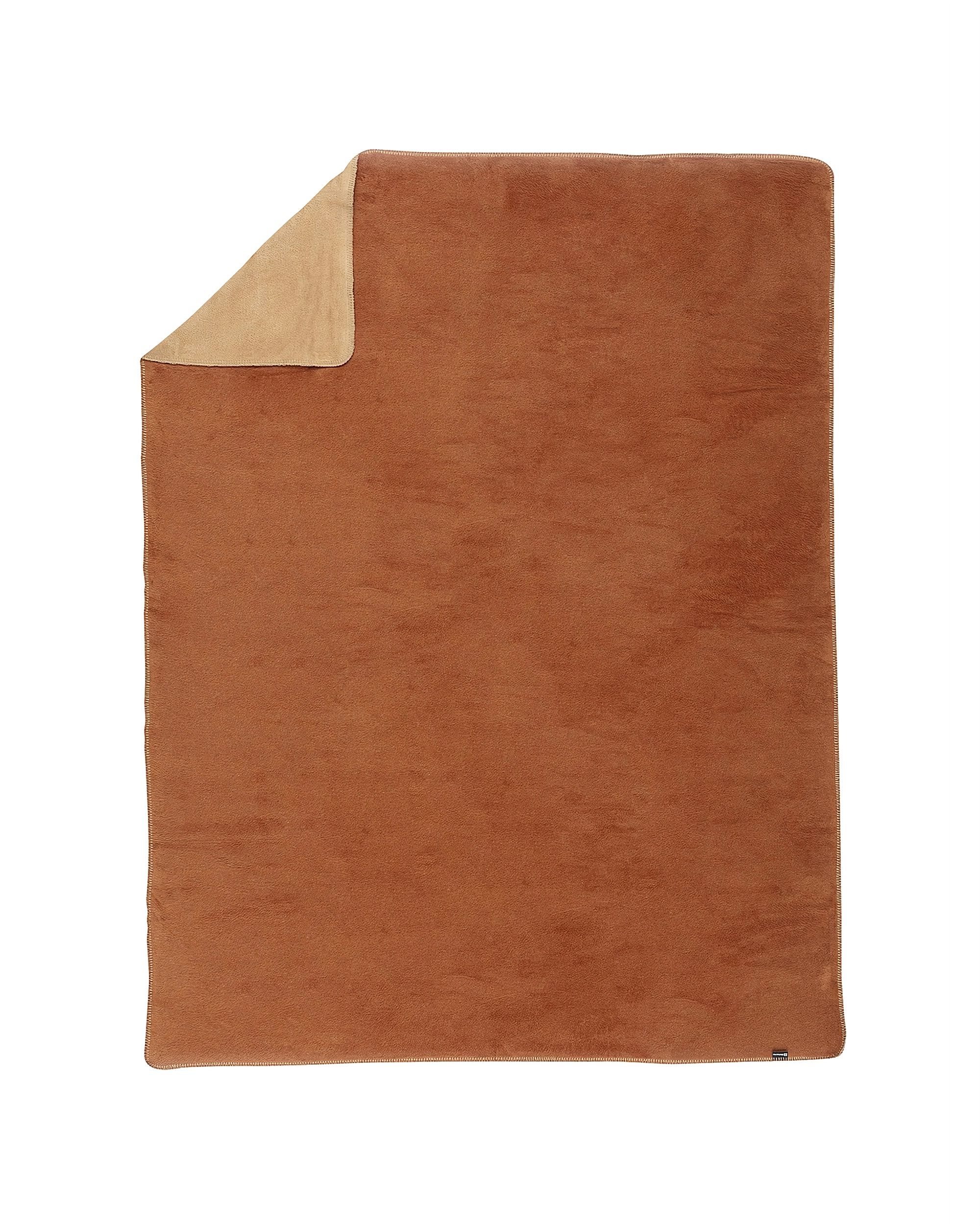 Cotton Cloud Blanket 150x200cm Beige&Cognac