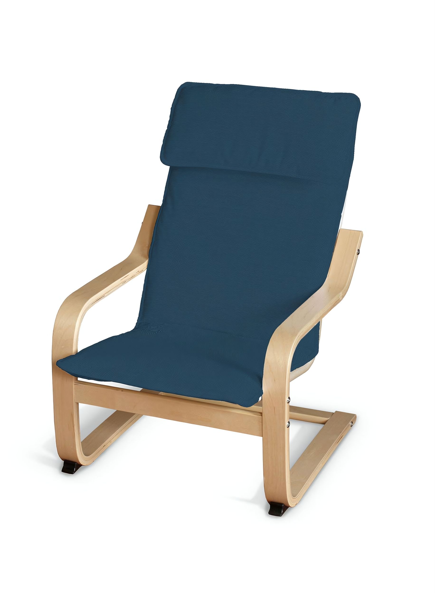 Poäng children's armchair cushion + cover product colour navy blue