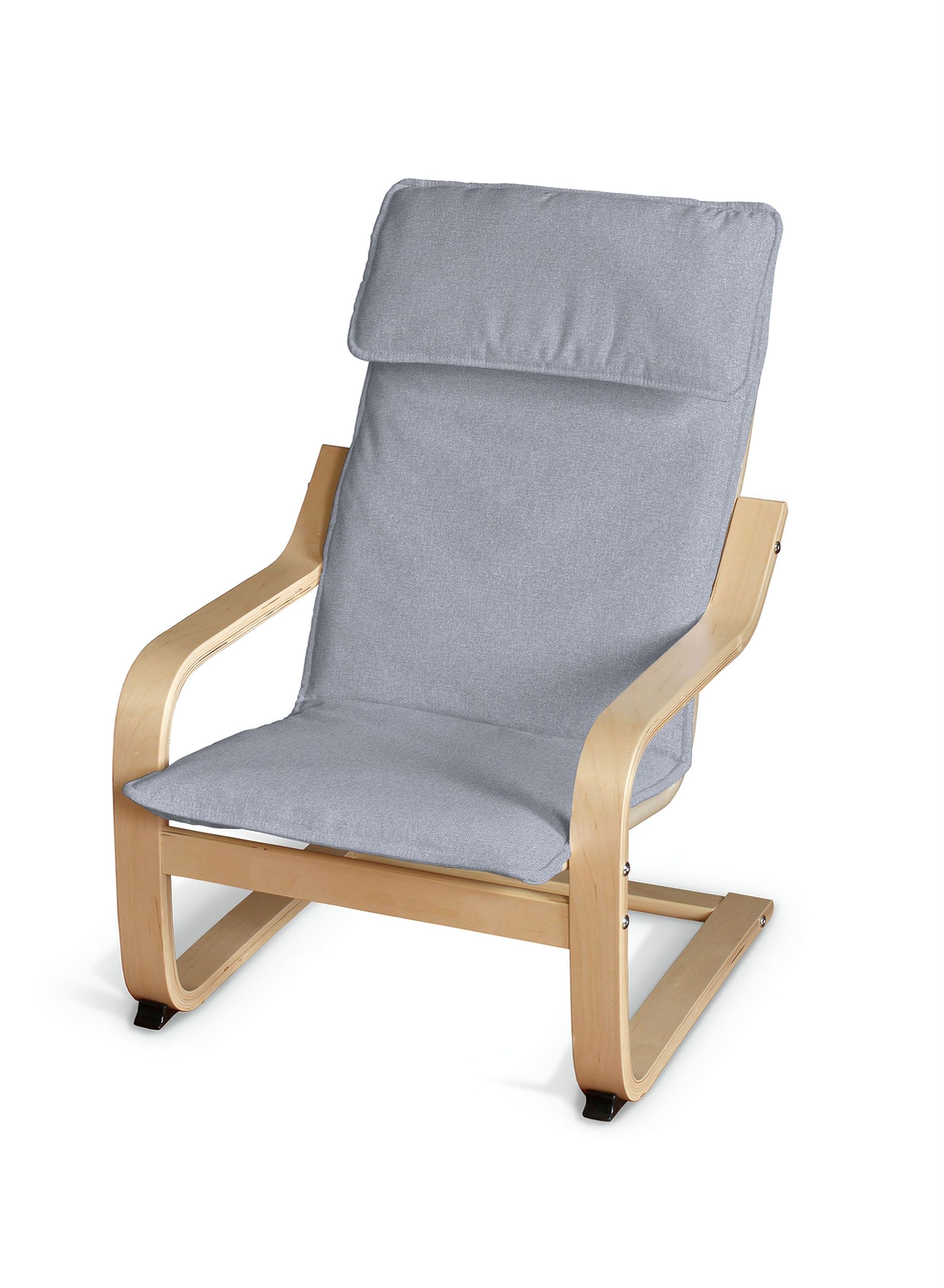 Poäng children's armchair cushion + cover product colour blue fabric structured