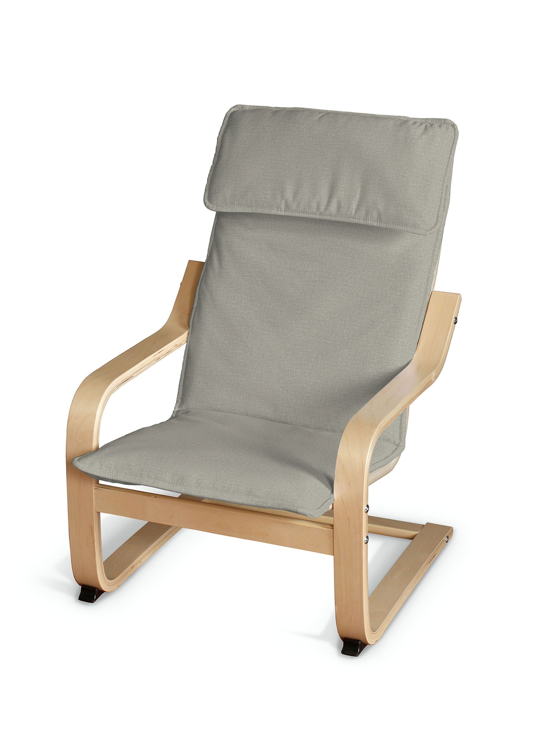 Poäng children's armchair cushion + cover product colour green fabric velvet