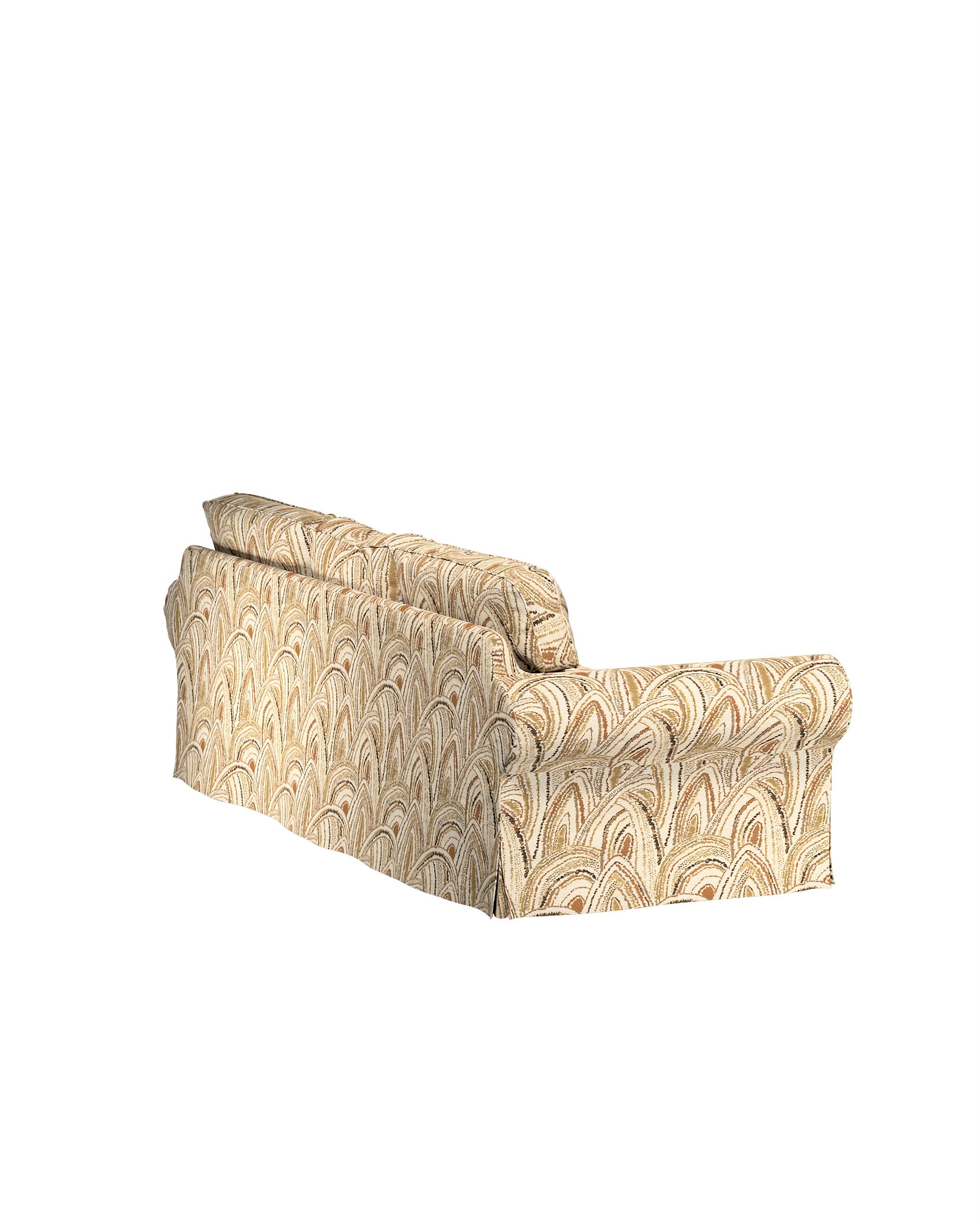 Ektorp 3-seater sofa bed cover (for model on sale in Ikea since 2013) product colour beige fabric structured, patterned (hover)