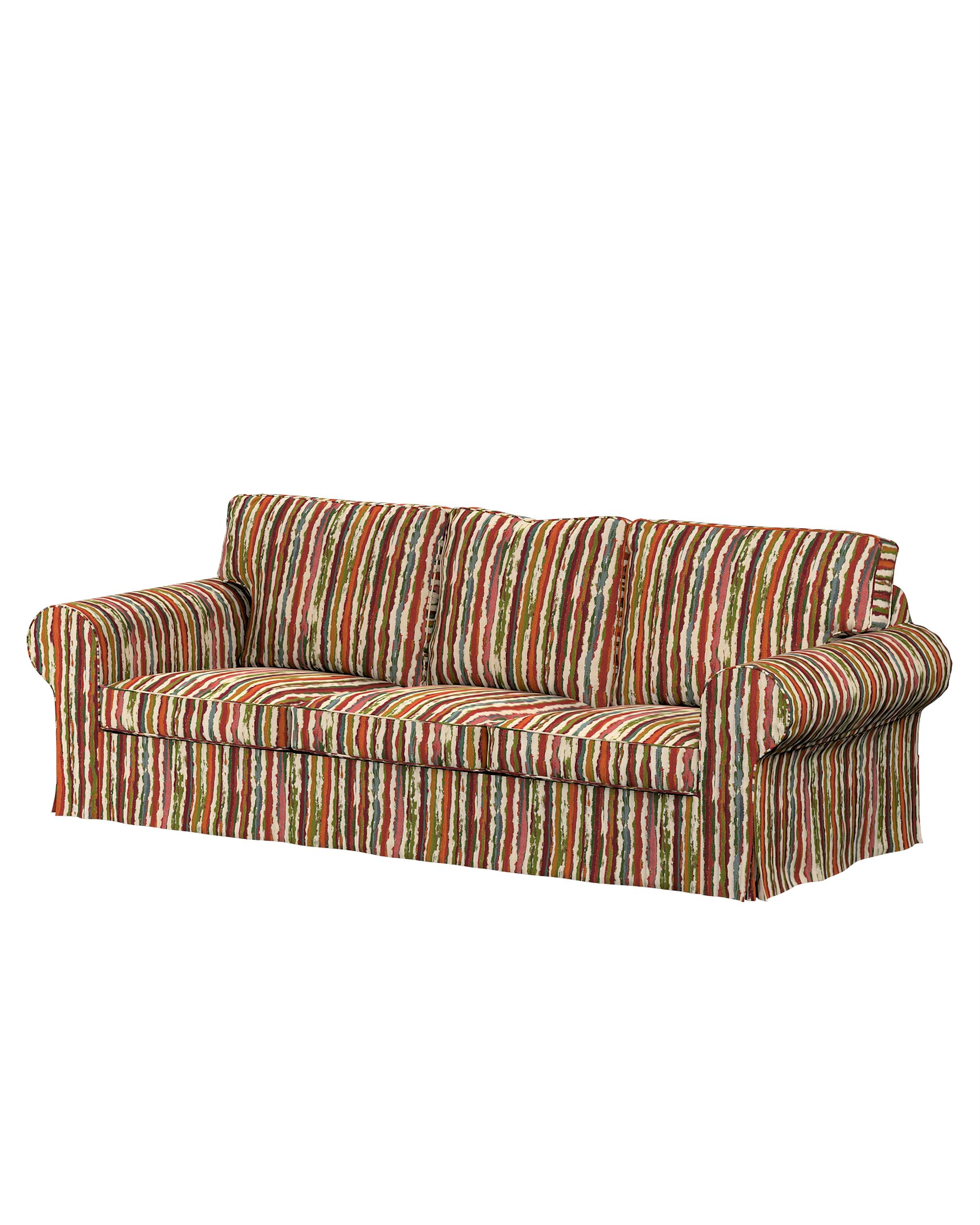 Ektorp 3-seater sofa bed cover (for model on sale in Ikea since 2013) product colour multicolour fabric structured, patterned