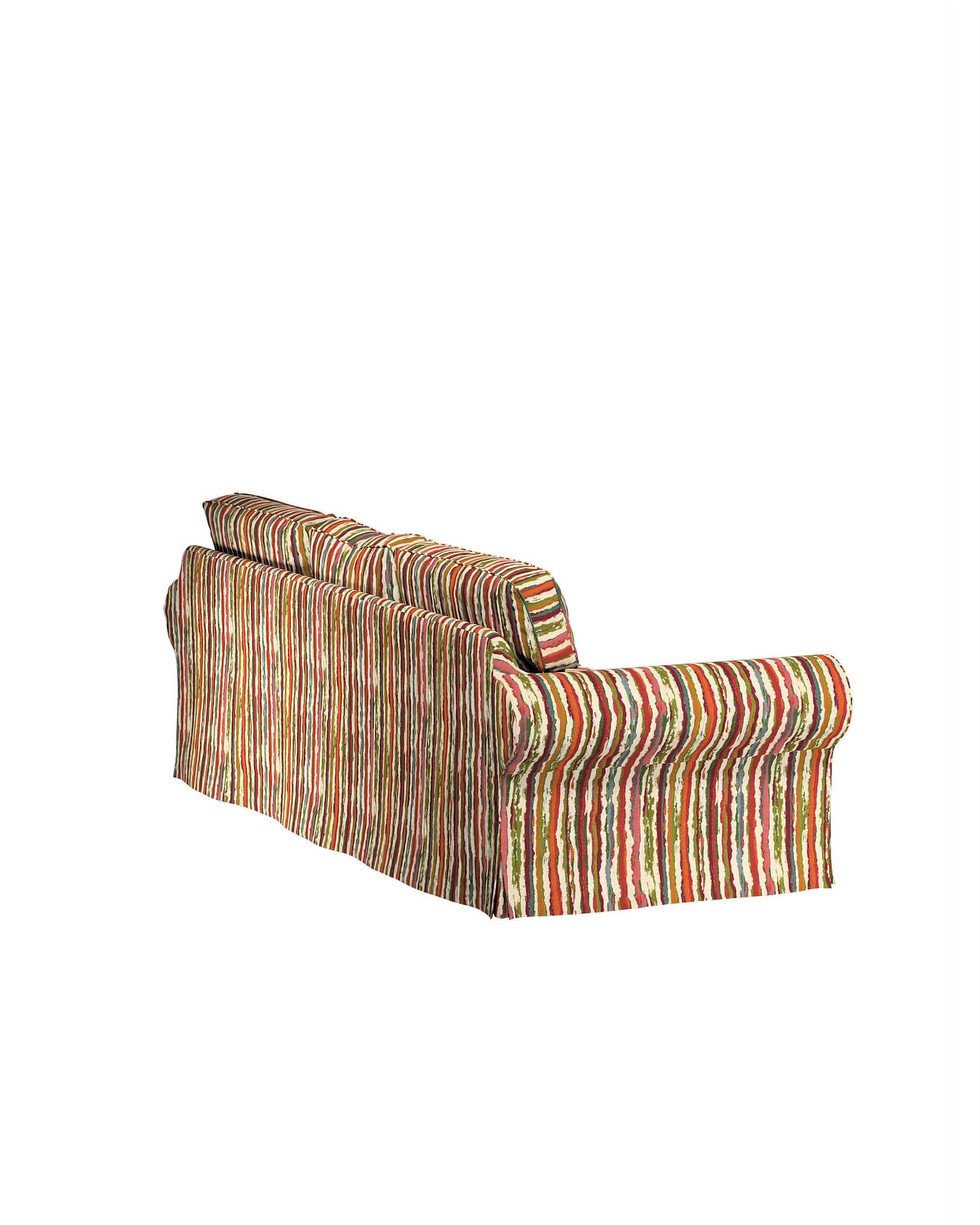 Ektorp 3-seater sofa bed cover (for model on sale in Ikea since 2013) product colour multicolour fabric structured, patterned (hover)