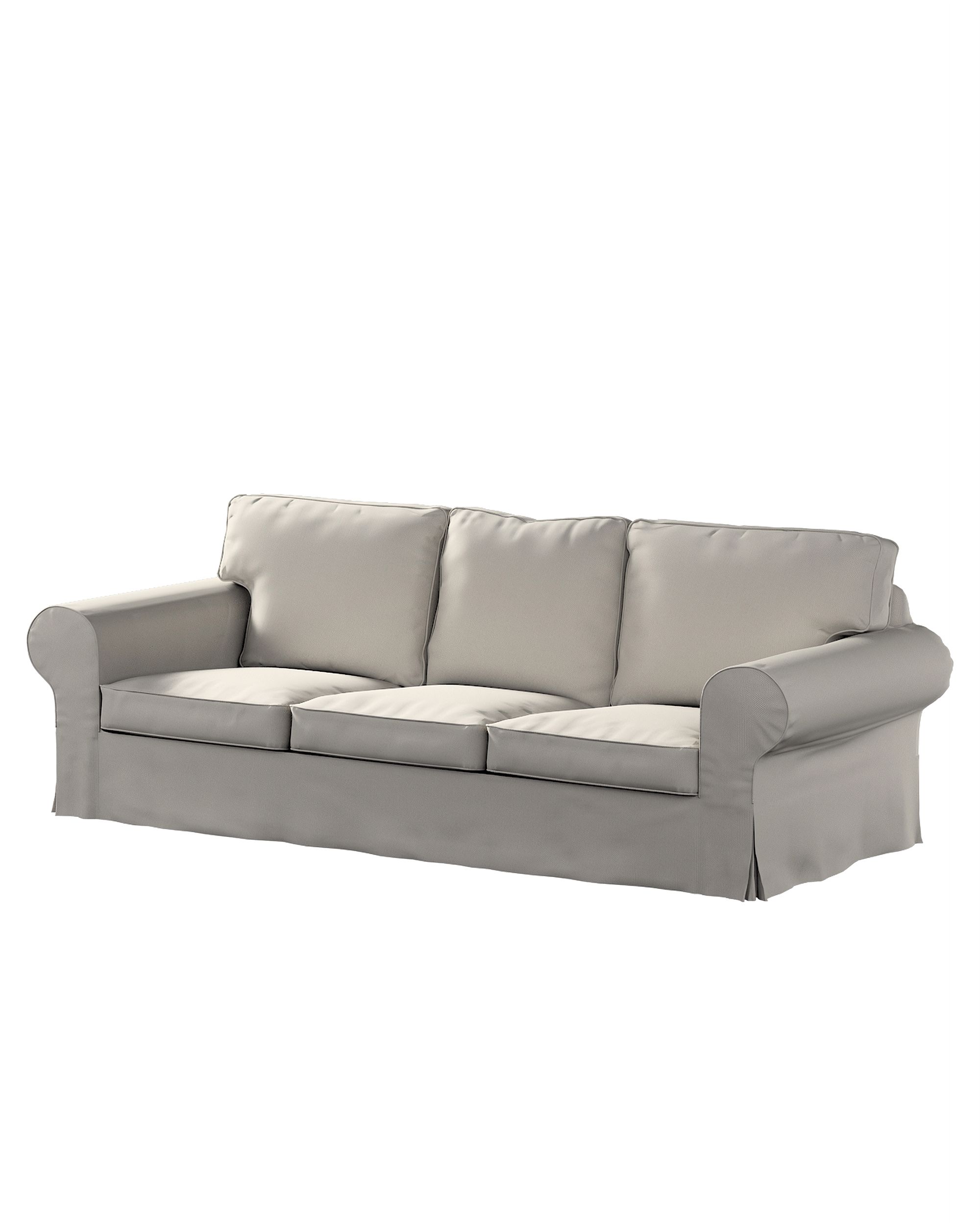 Ektorp 3-seater sofa bed cover (for model on sale in Ikea since 2013) product colour grey fabric structured