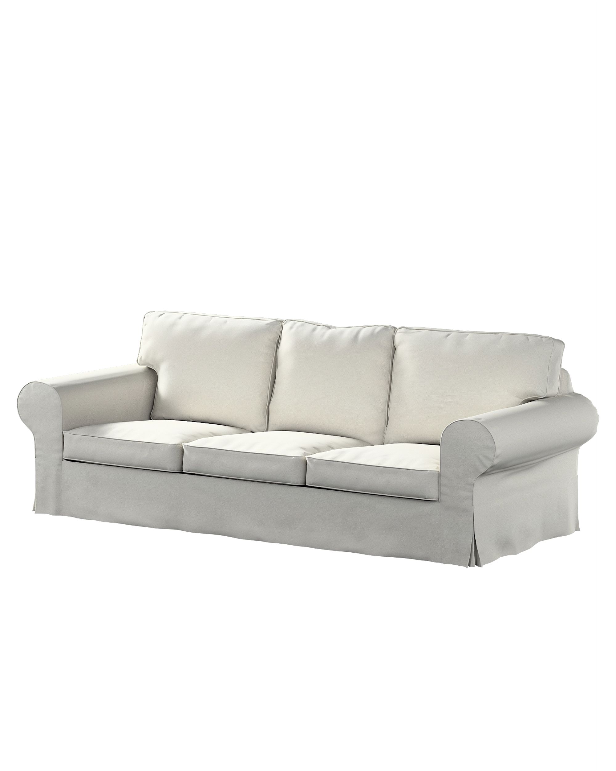 Ektorp 3-seater sofa bed cover (for model on sale in Ikea since 2013) product colour grey fabric gloss, structured, velvet