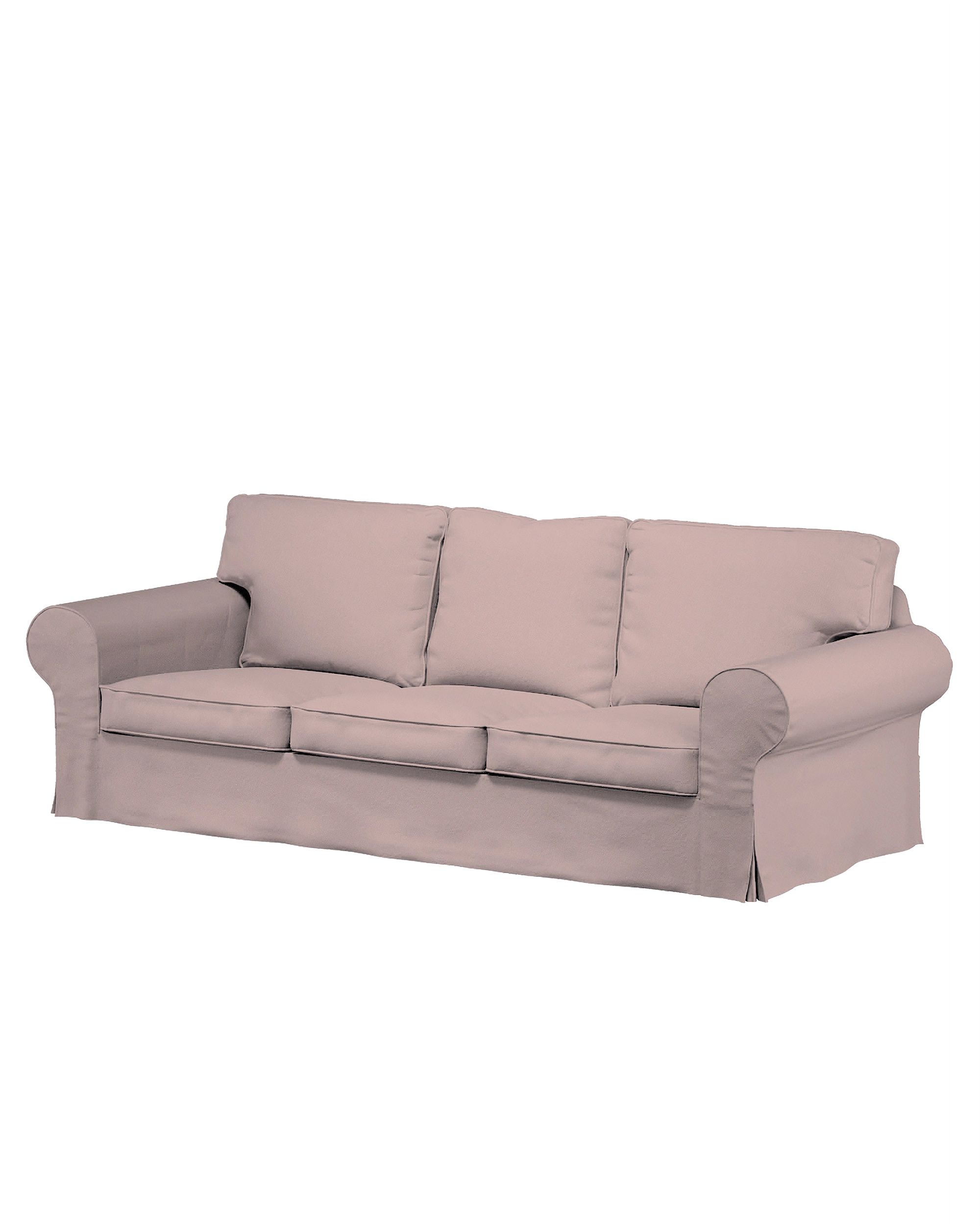 Ektorp 3-seater sofa bed cover (for model on sale in Ikea since 2013) product colour pink fabric structured