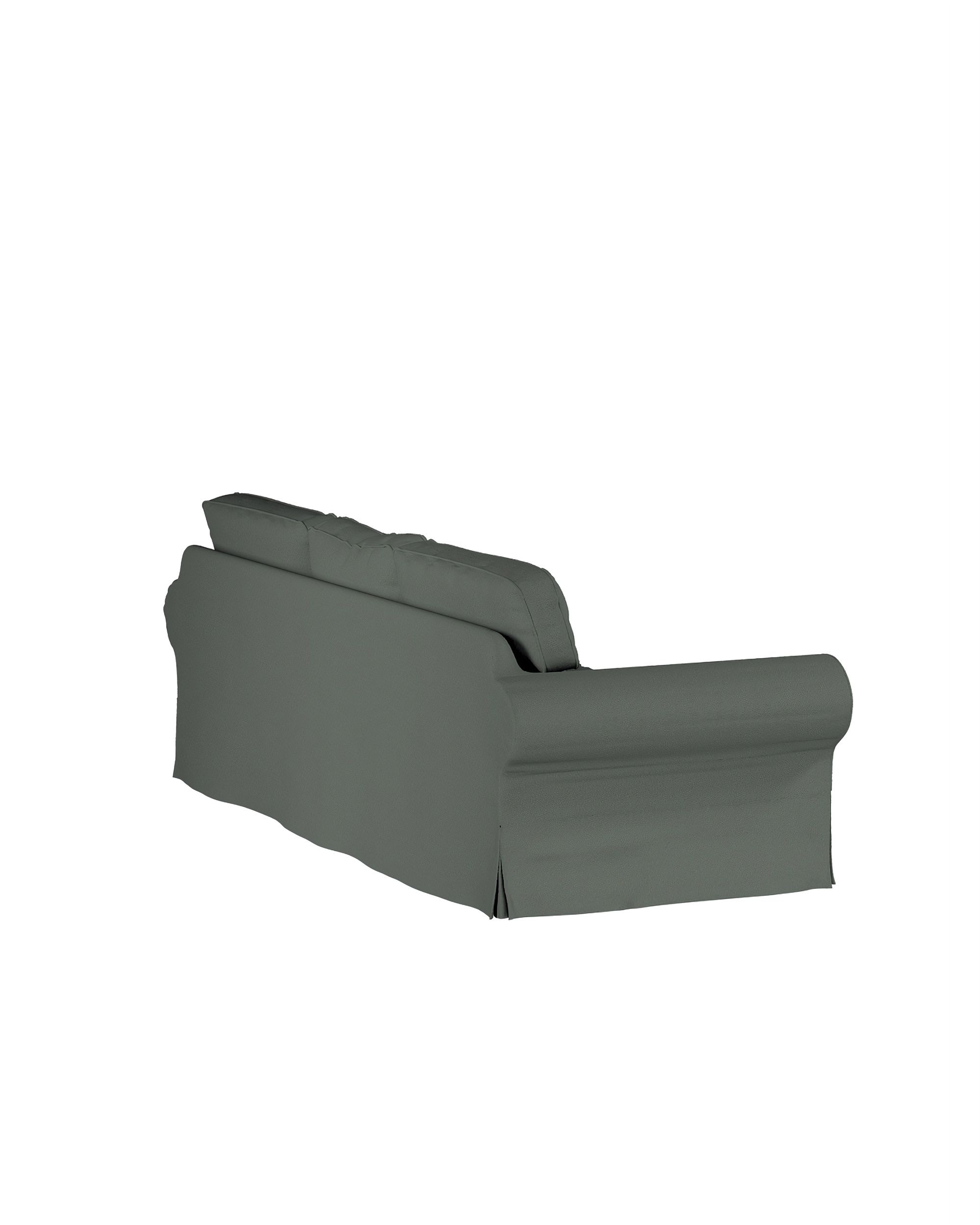 Ektorp 3-seater sofa bed cover (for model on sale in Ikea since 2013) product colour green fabric structured (hover)