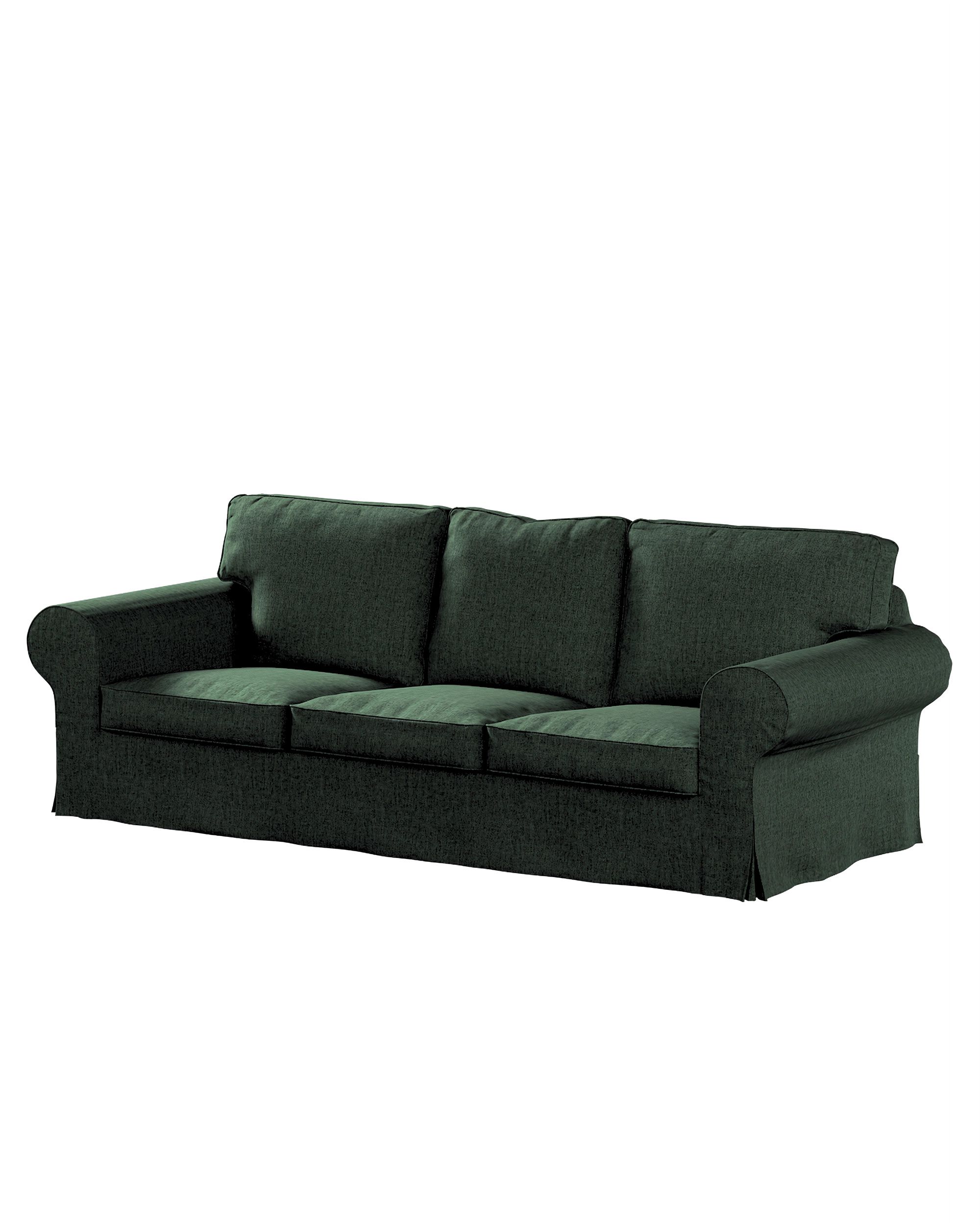 Ektorp 3-seater sofa bed cover (for model on sale in Ikea since 2013) product colour green fabric structured