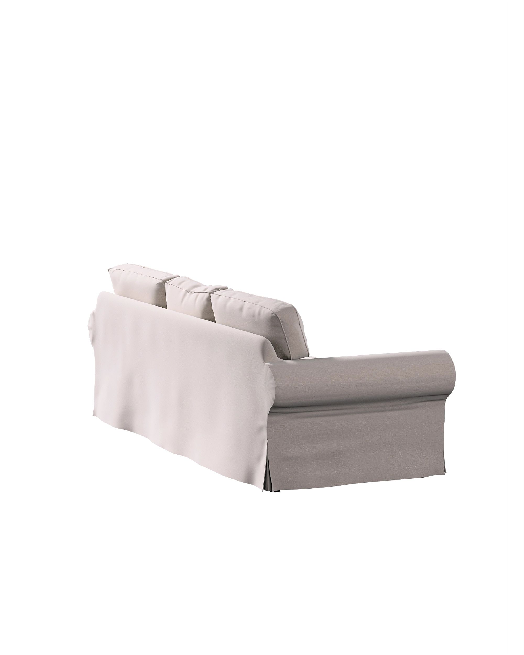 Ektorp 3-seater sofa bed cover (for model on sale in Ikea since 2013) product colour beige fabric velvet (hover)