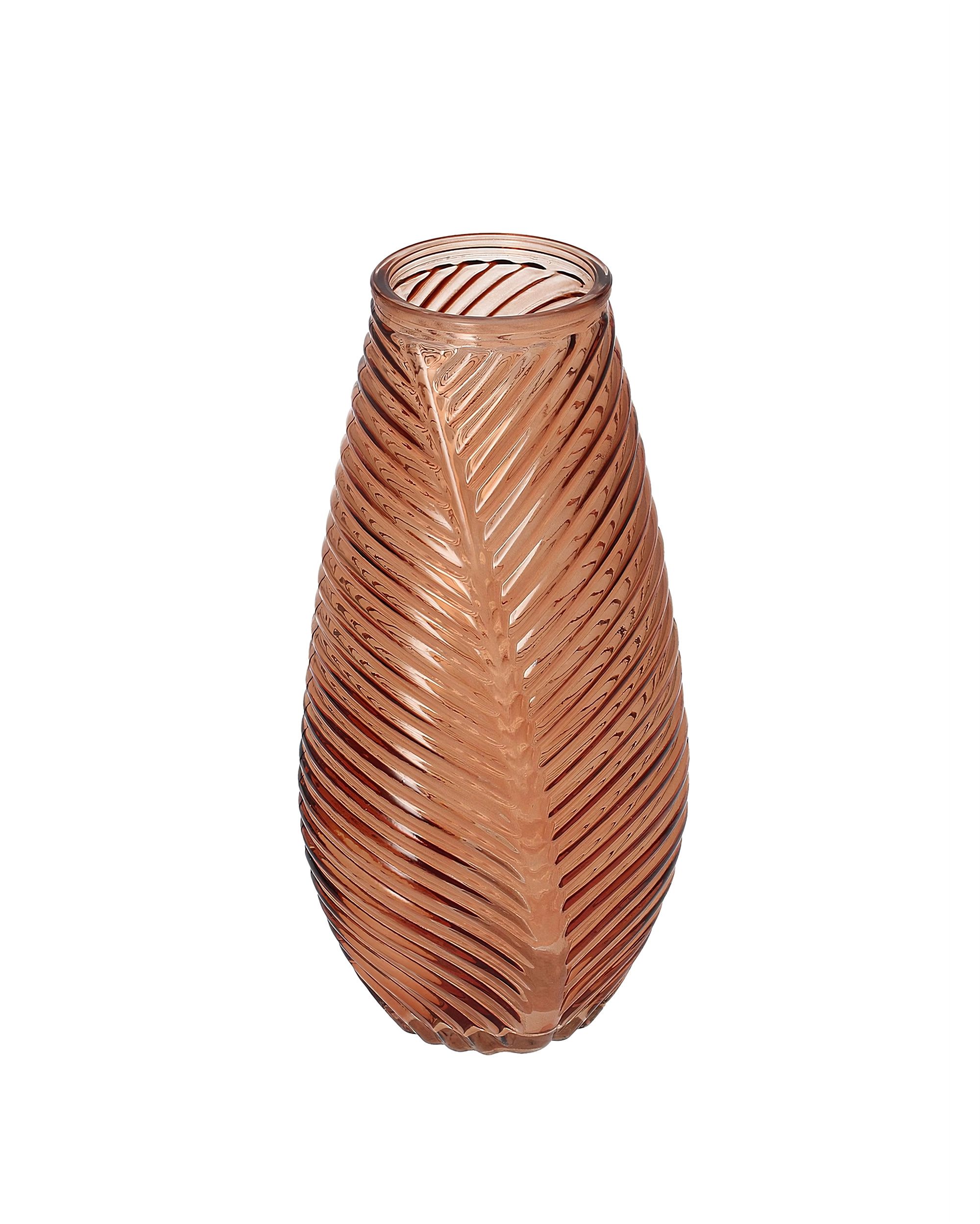 Glass vase Leaf II 13x10x29 cm