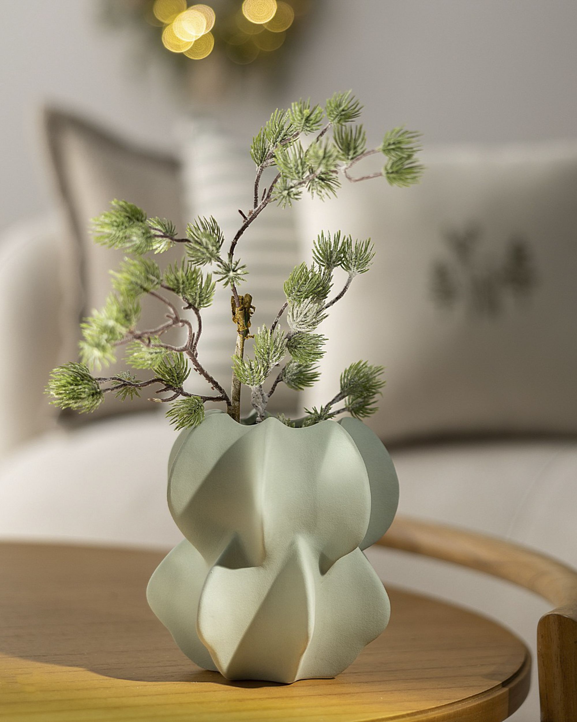 Vase Nuvia green 15x17 cm