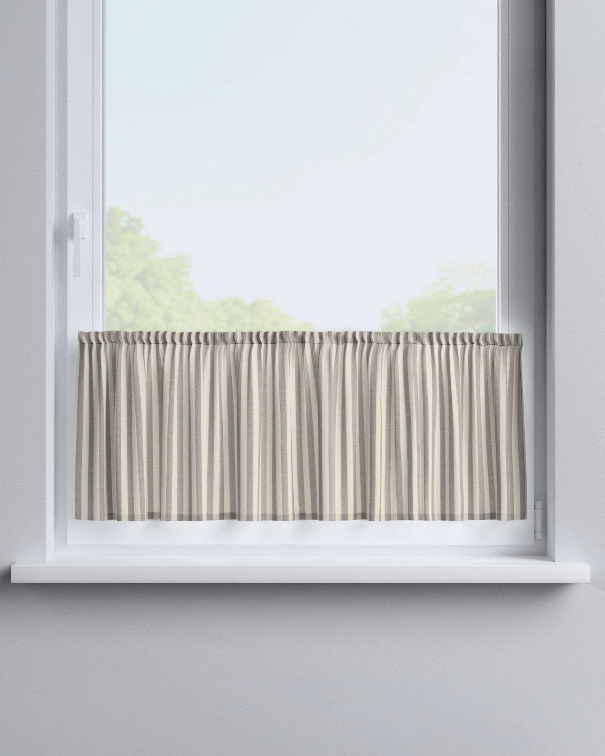 Slot valance product colour grey fabric patterned (hover)