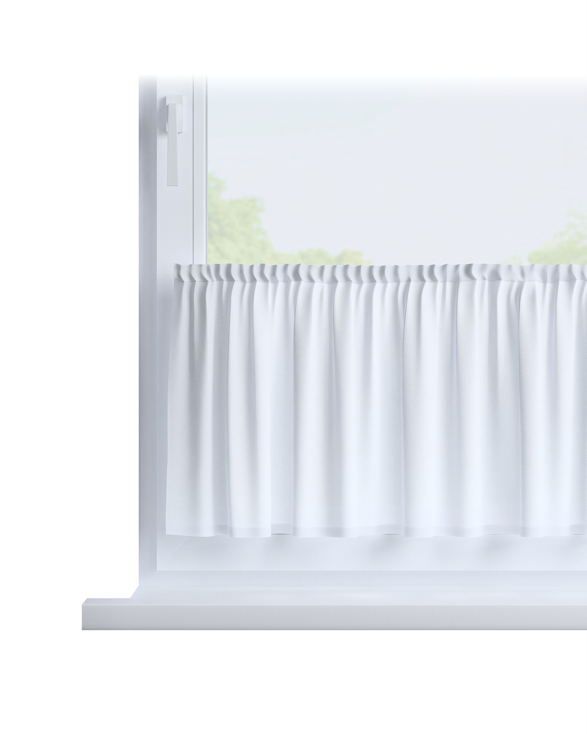 Slot valance product colour white