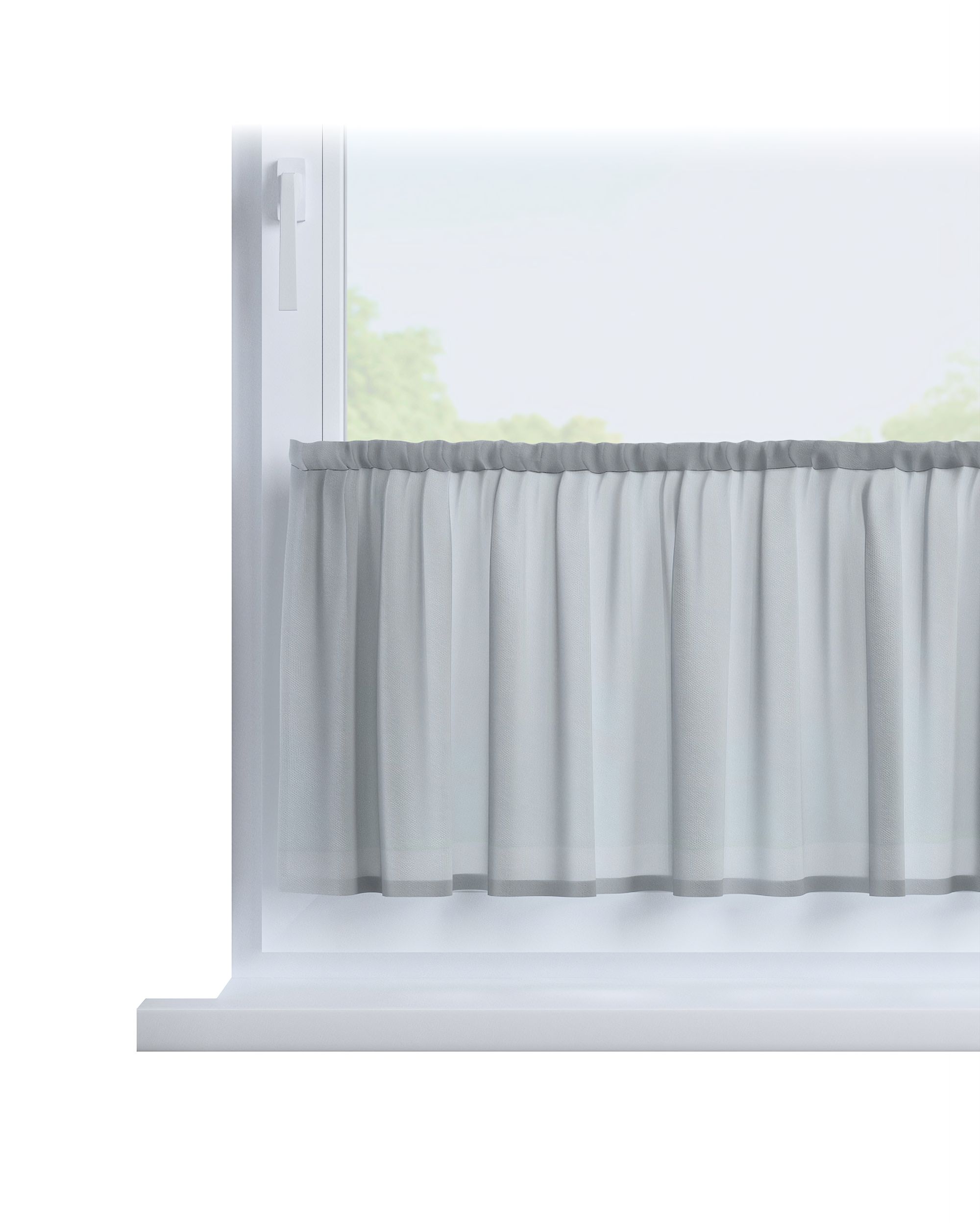 Slot valance product colour grey