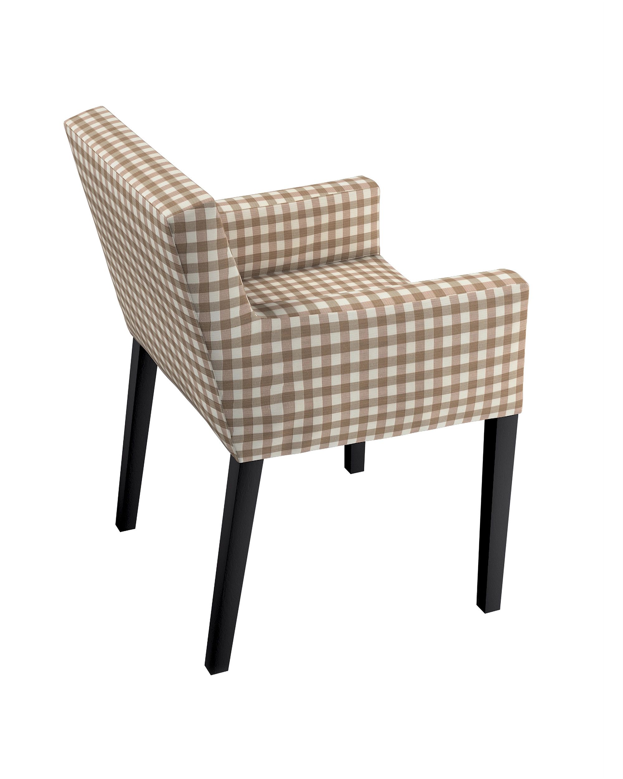 Nils chair cover product colour beige fabric patterned (hover)
