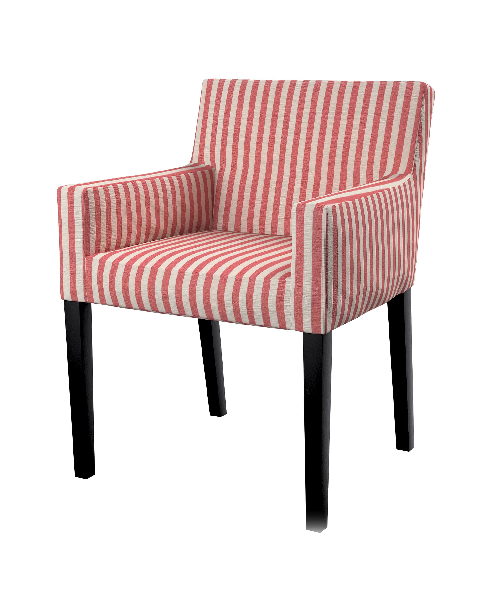 Nils chair cover product colour red fabric patterned