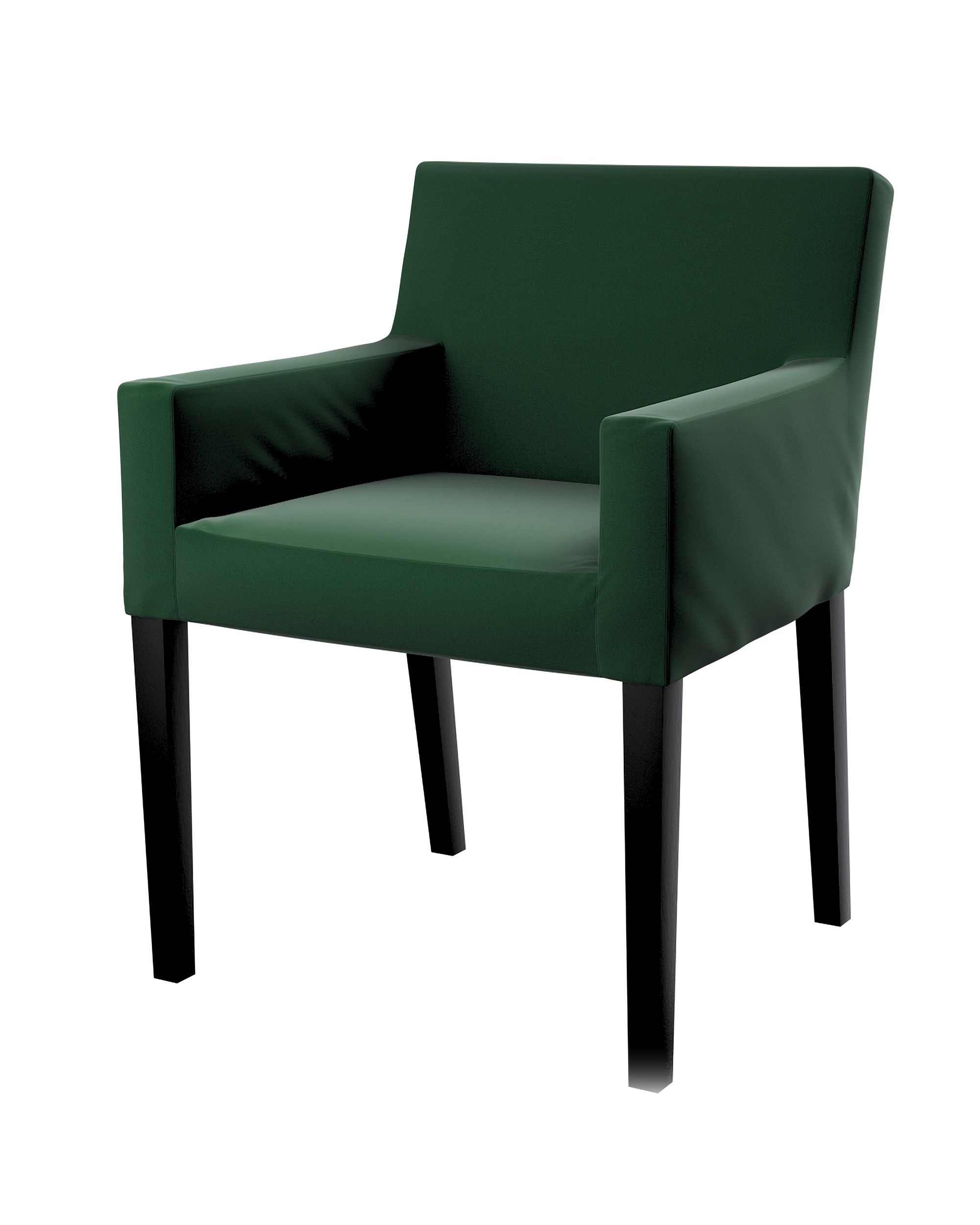 Nils chair cover product colour green fabric gloss, velvet