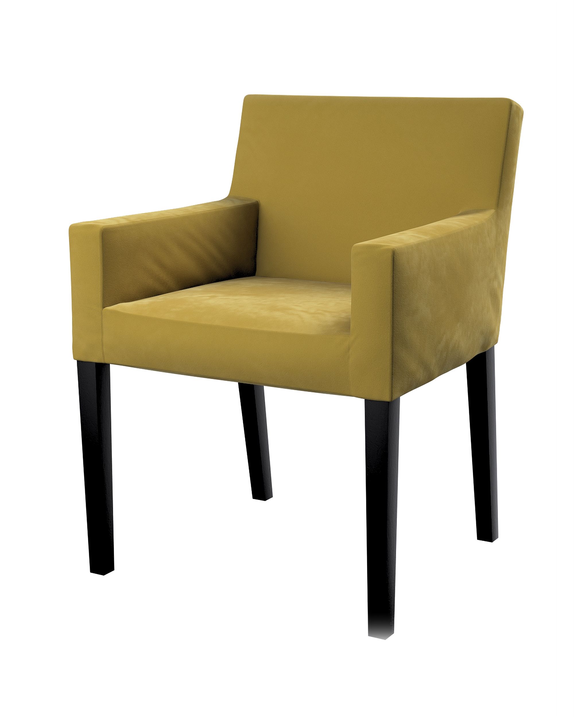 Nils chair cover product colour green fabric gloss, velvet