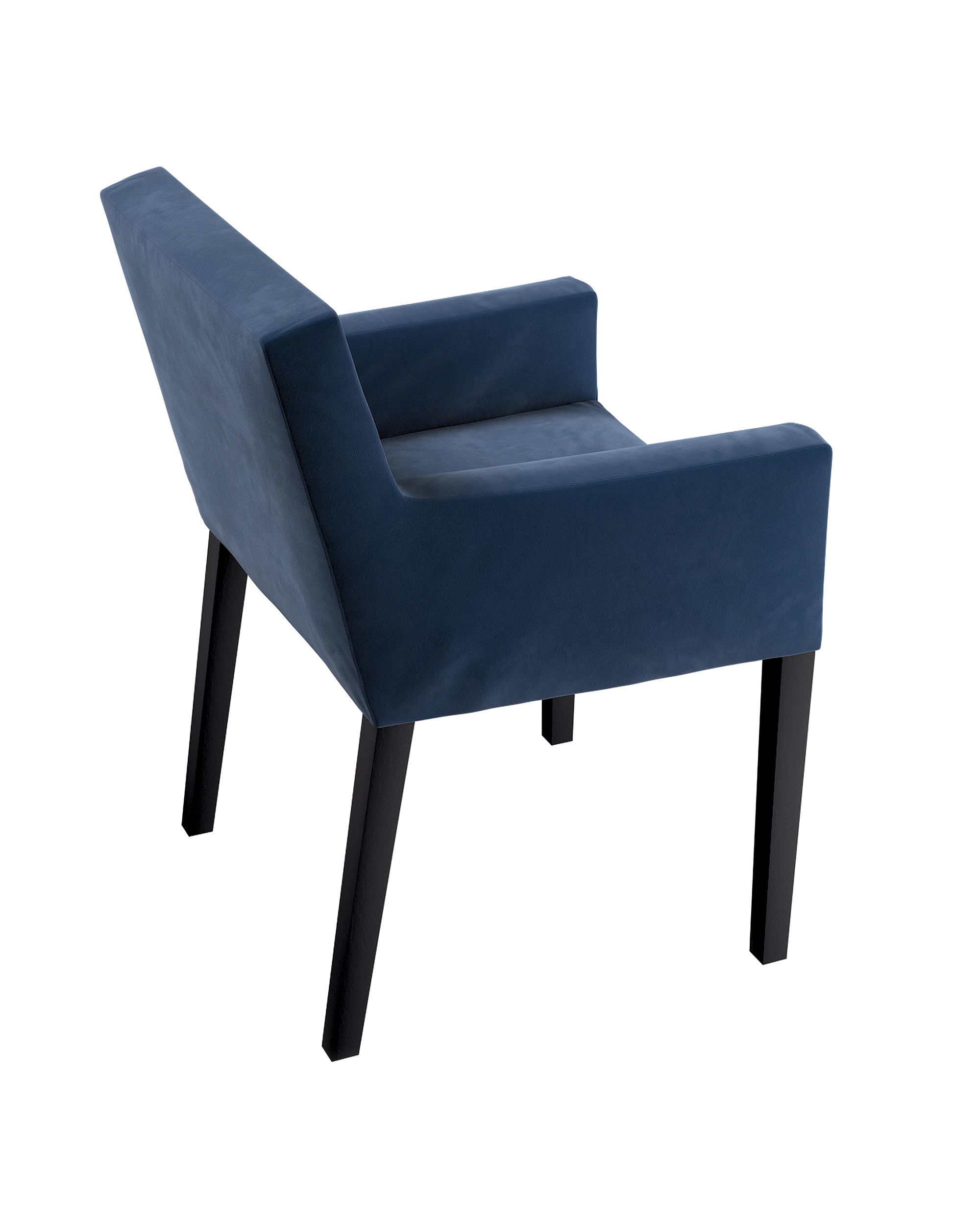 Nils chair cover product colour navy blue fabric gloss, velvet (hover)