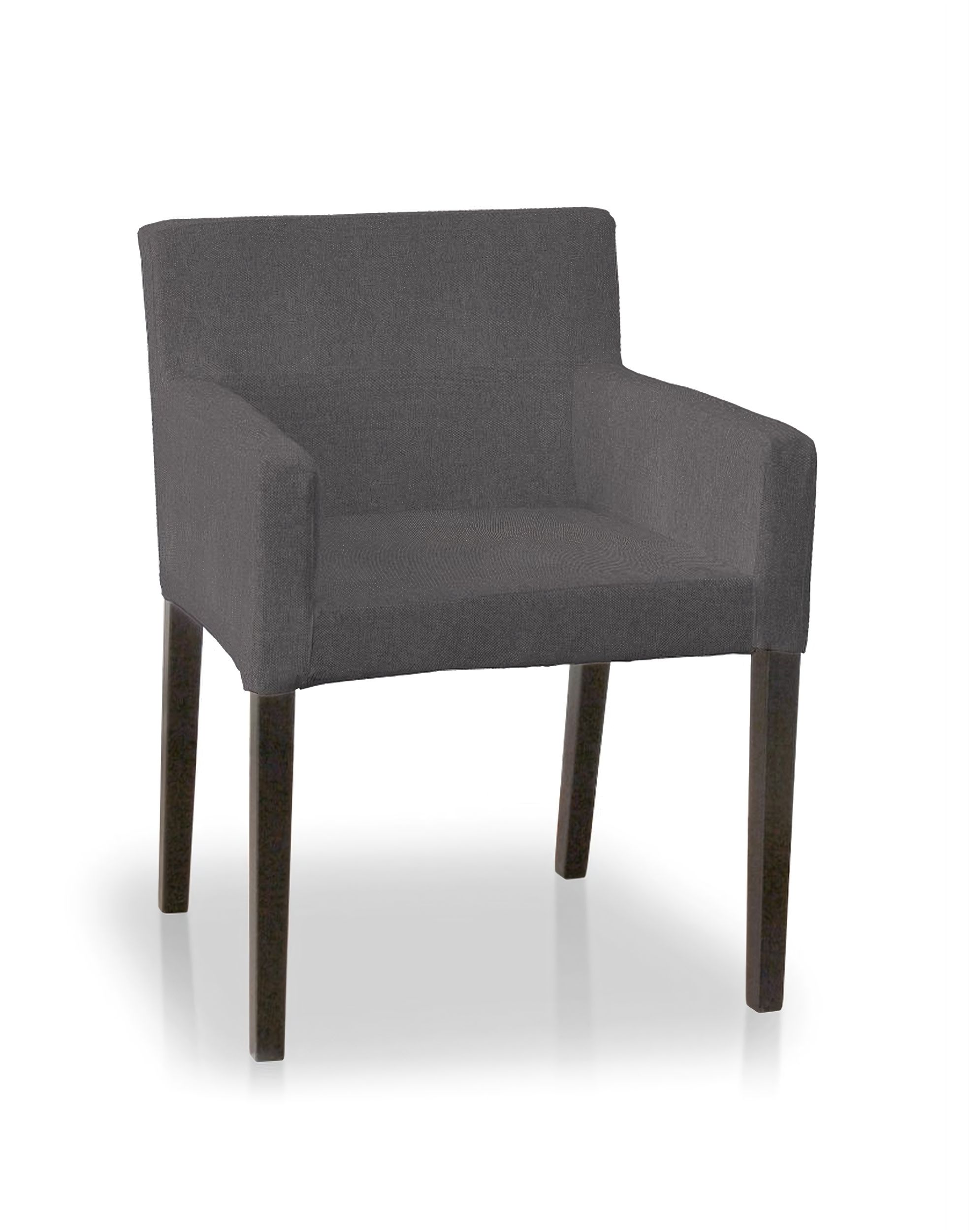 Nils chair cover product colour grey fabric structured