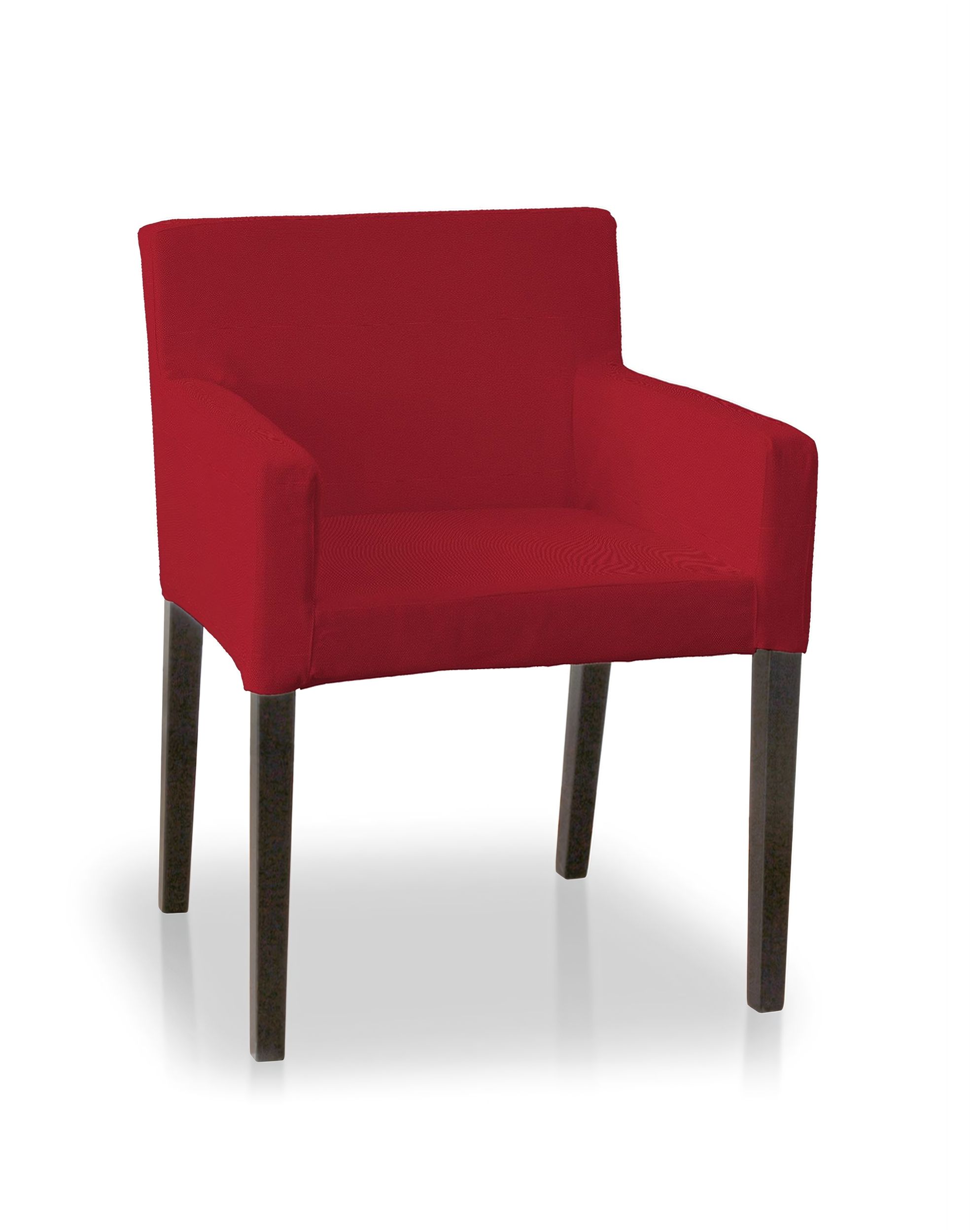 Nils chair cover product colour red fabric structured