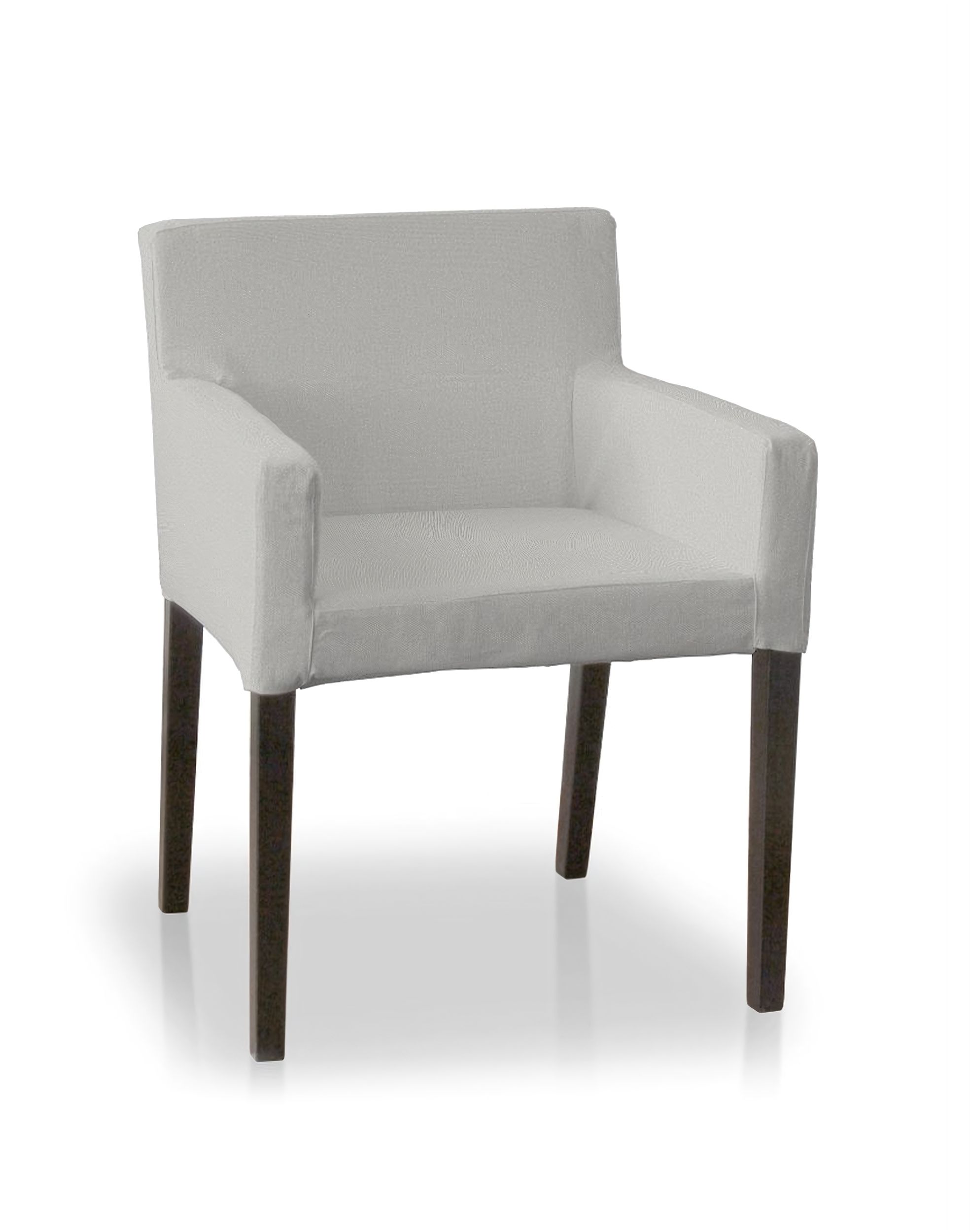 Nils chair cover product colour grey fabric structured