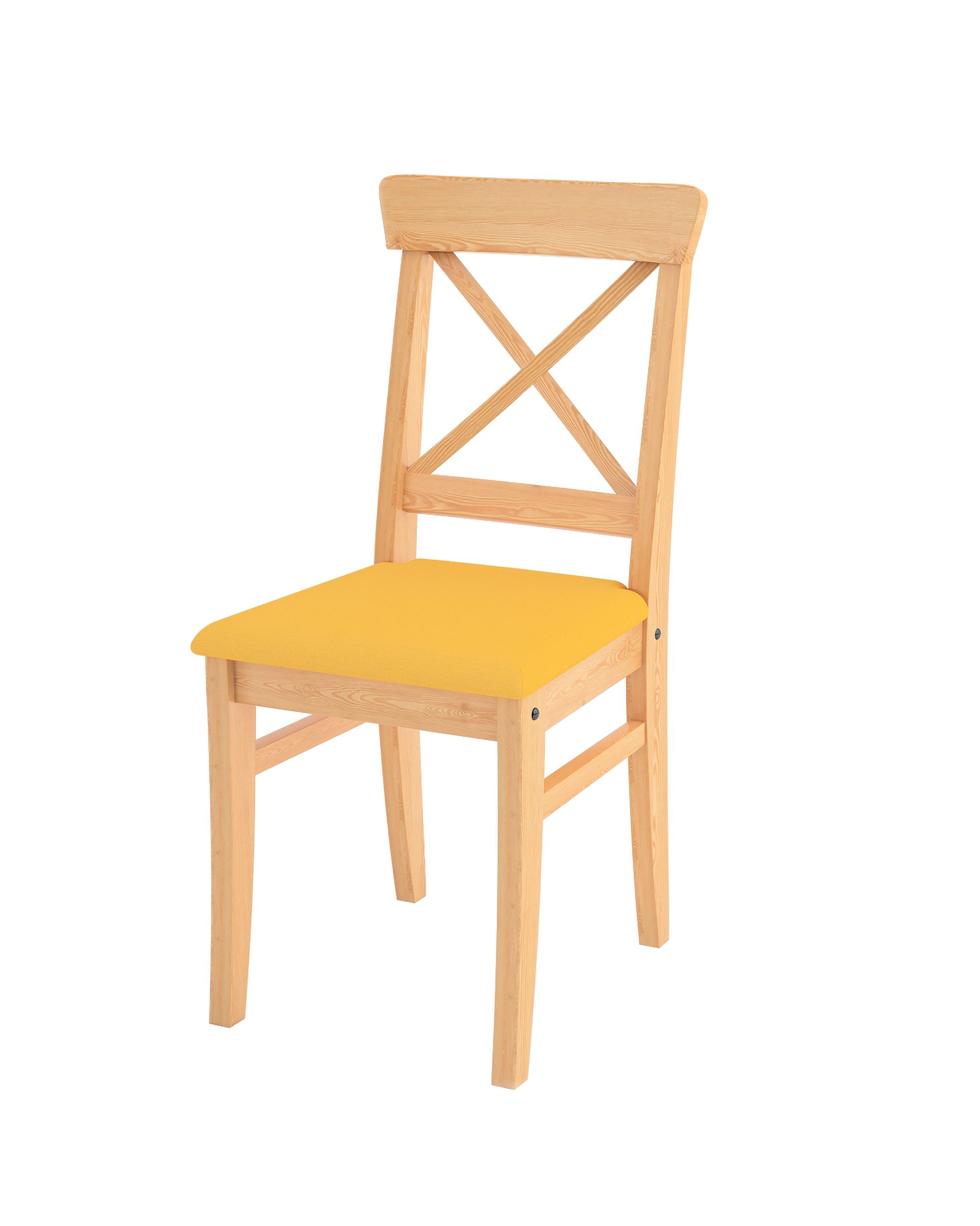 Cover for Ingolf chair with upholstered seat product colour yellow
