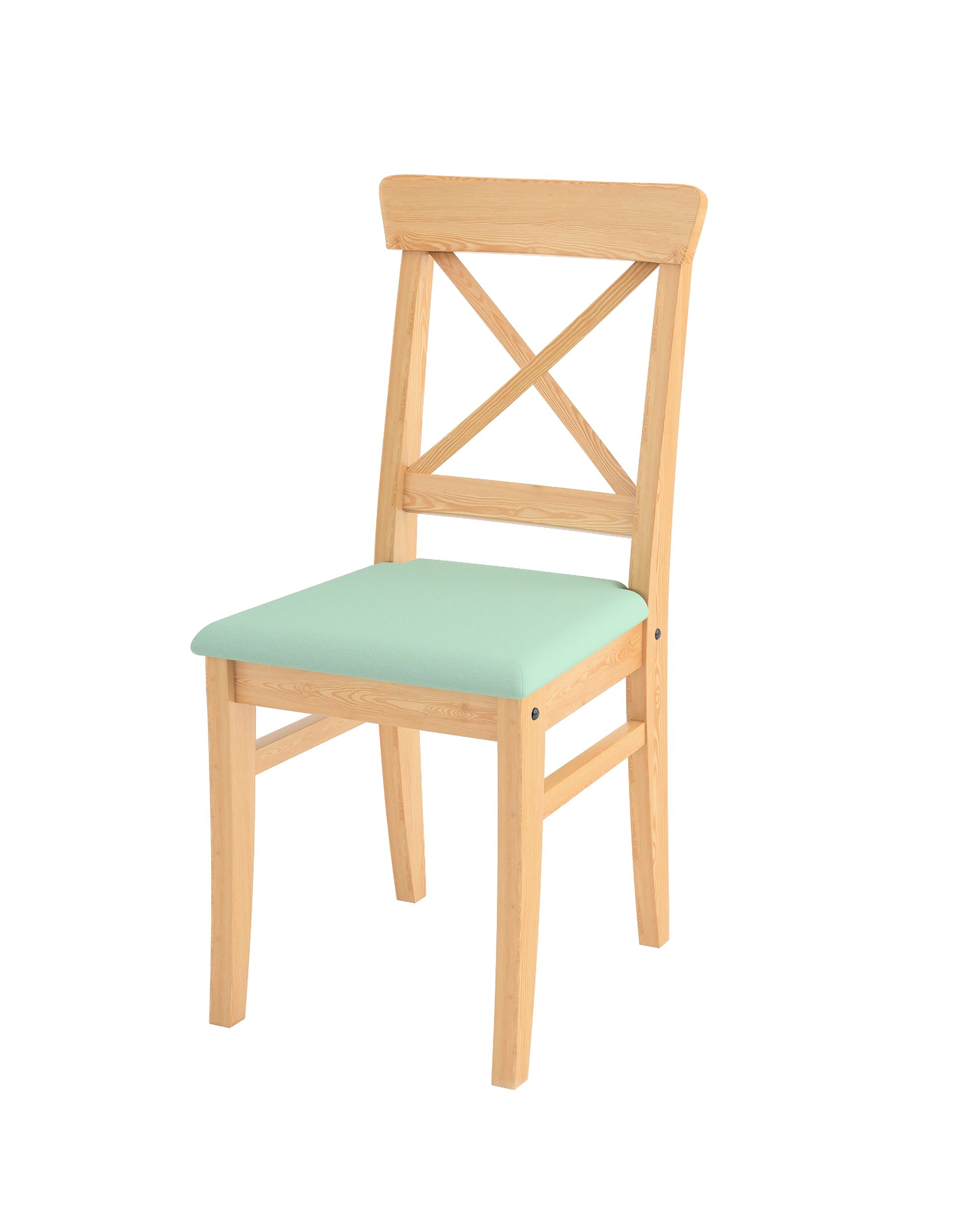 Cover for Ingolf chair with upholstered seat product colour green