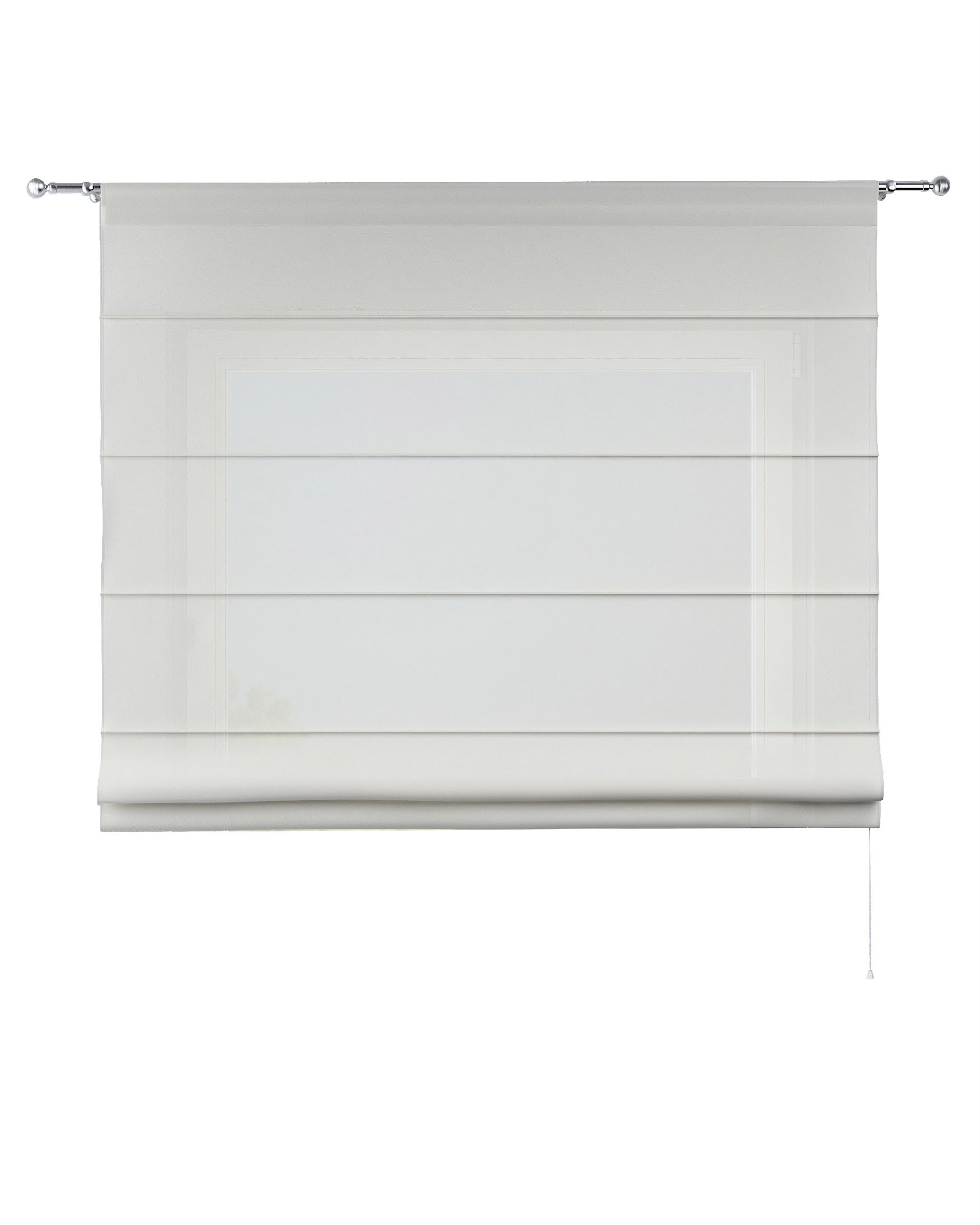 Torino slot Roman blind product colour cream fabric semi-sheer, structured (hover)