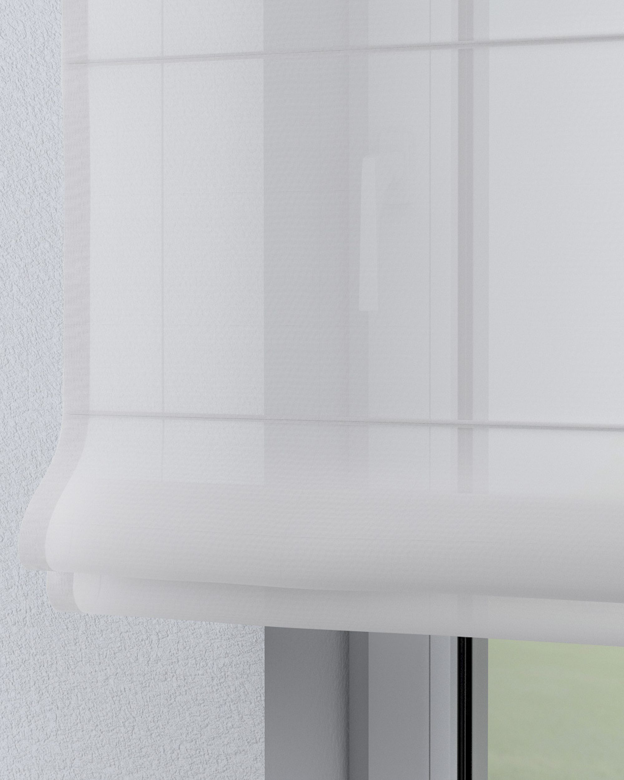 Seville voile blind product colour cream fabric semi-sheer, structured (hover)