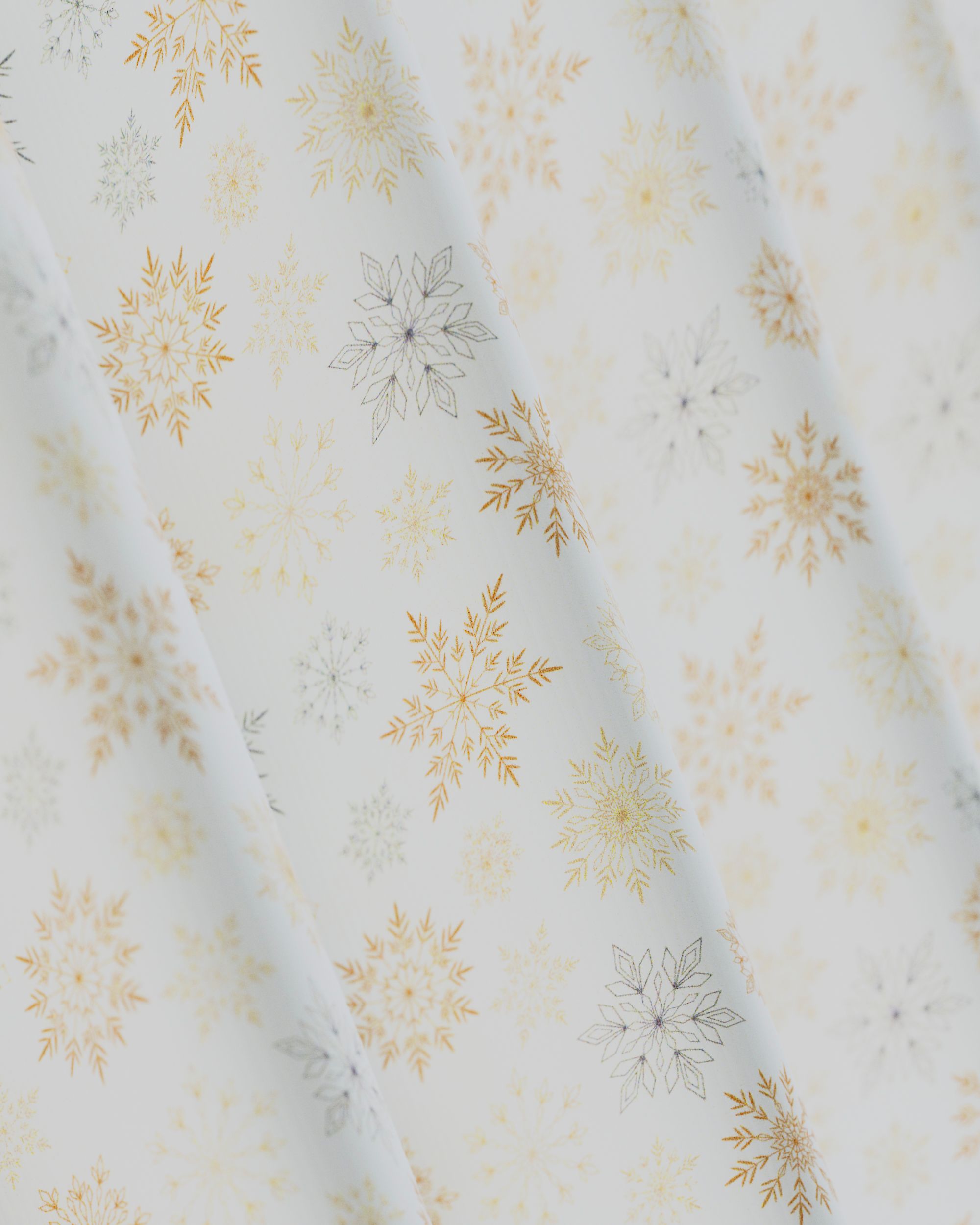 Wave Curtain product colour white fabric patterned (hover)