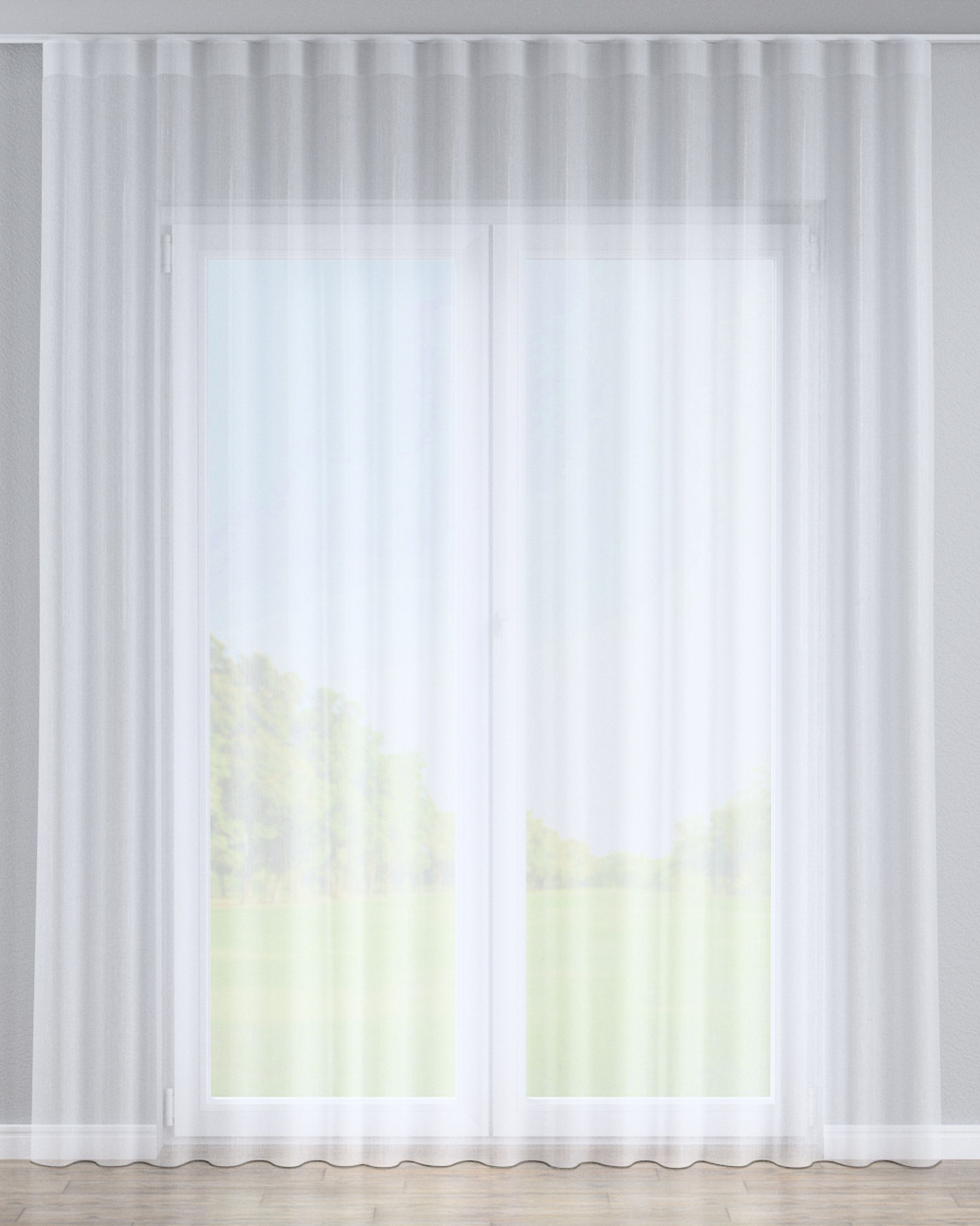 Wave net curtain product colour cream fabric semi-sheer, structured, patterned