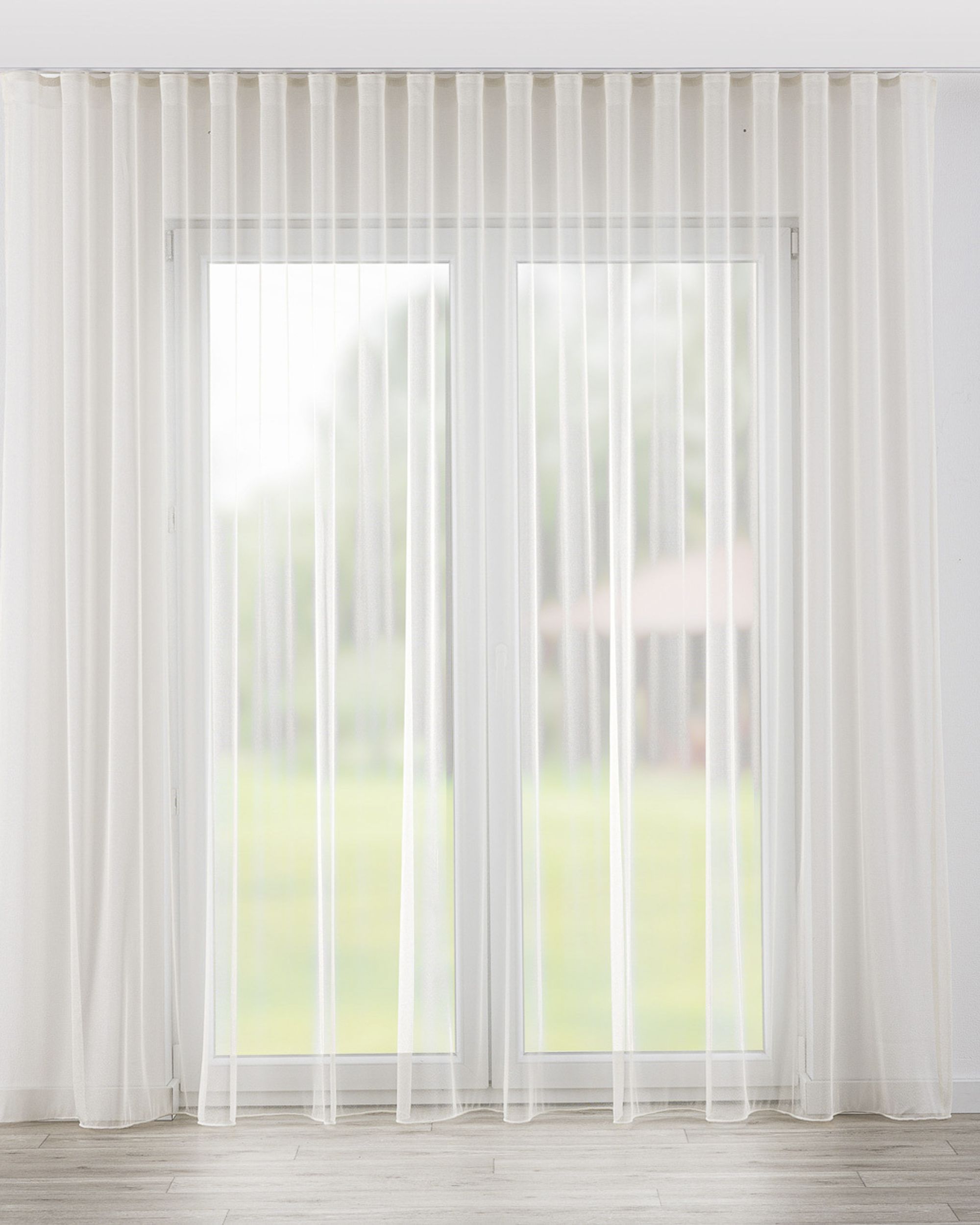 Wave net curtain product colour gold fabric semi-sheer, gloss, structured