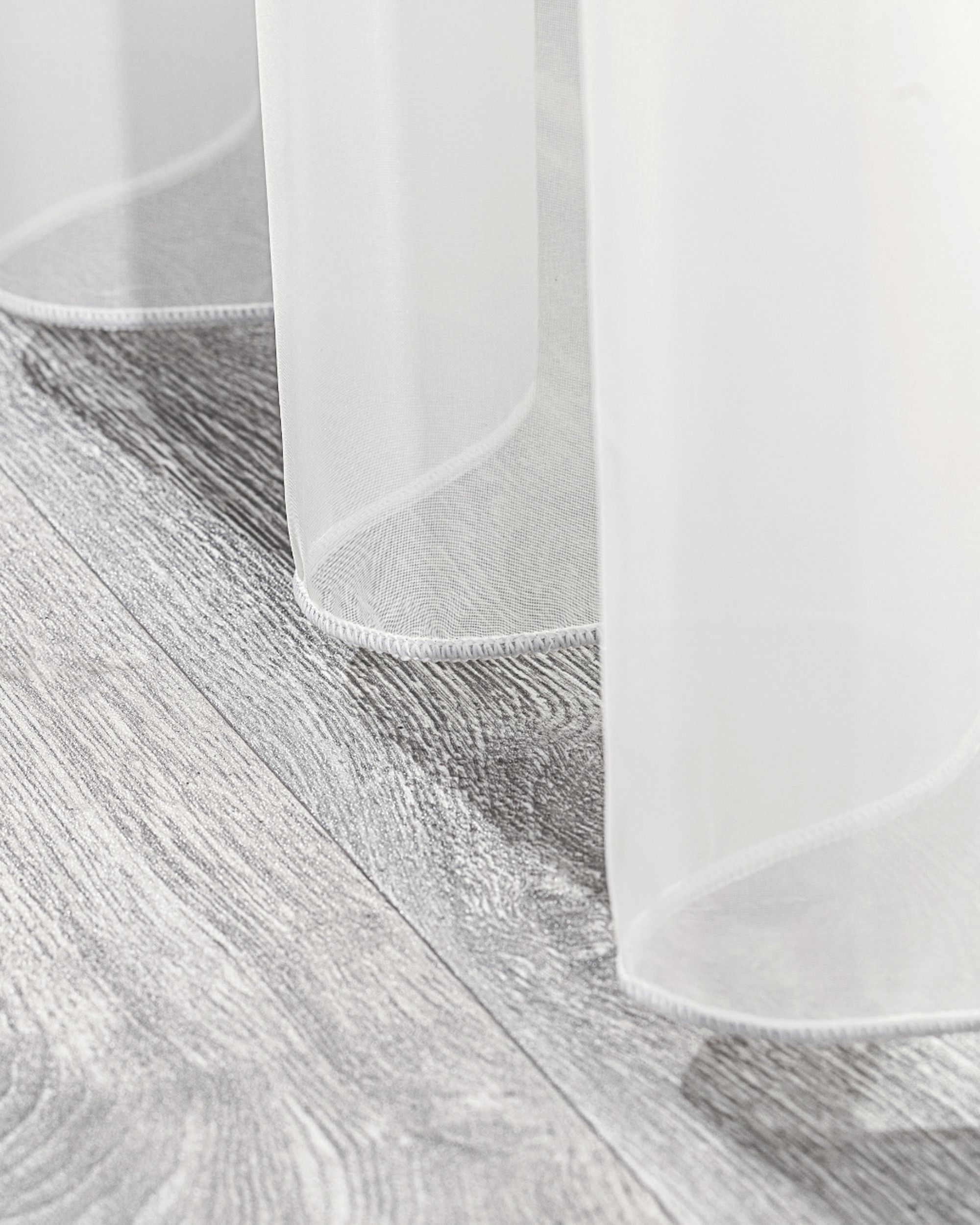 Wave net curtain product colour cream fabric semi-sheer, gloss (hover)