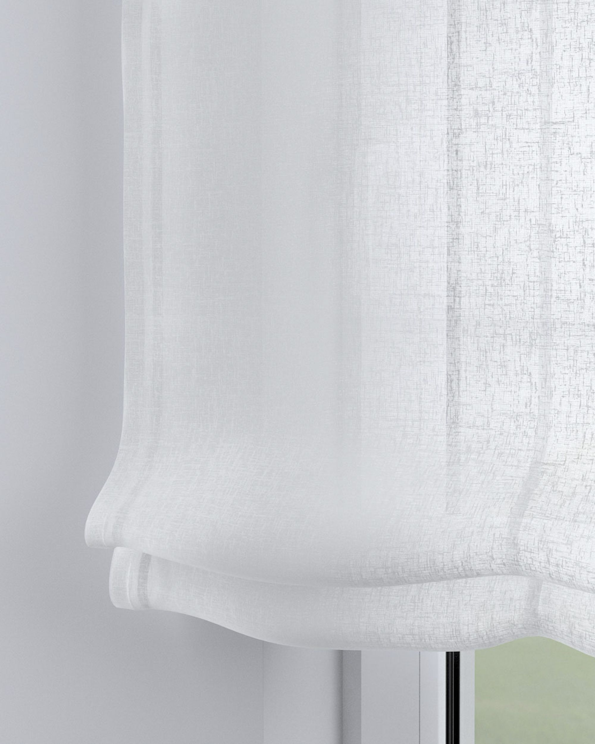 Venice Roman blind product colour cream fabric semi-sheer, structured (hover)