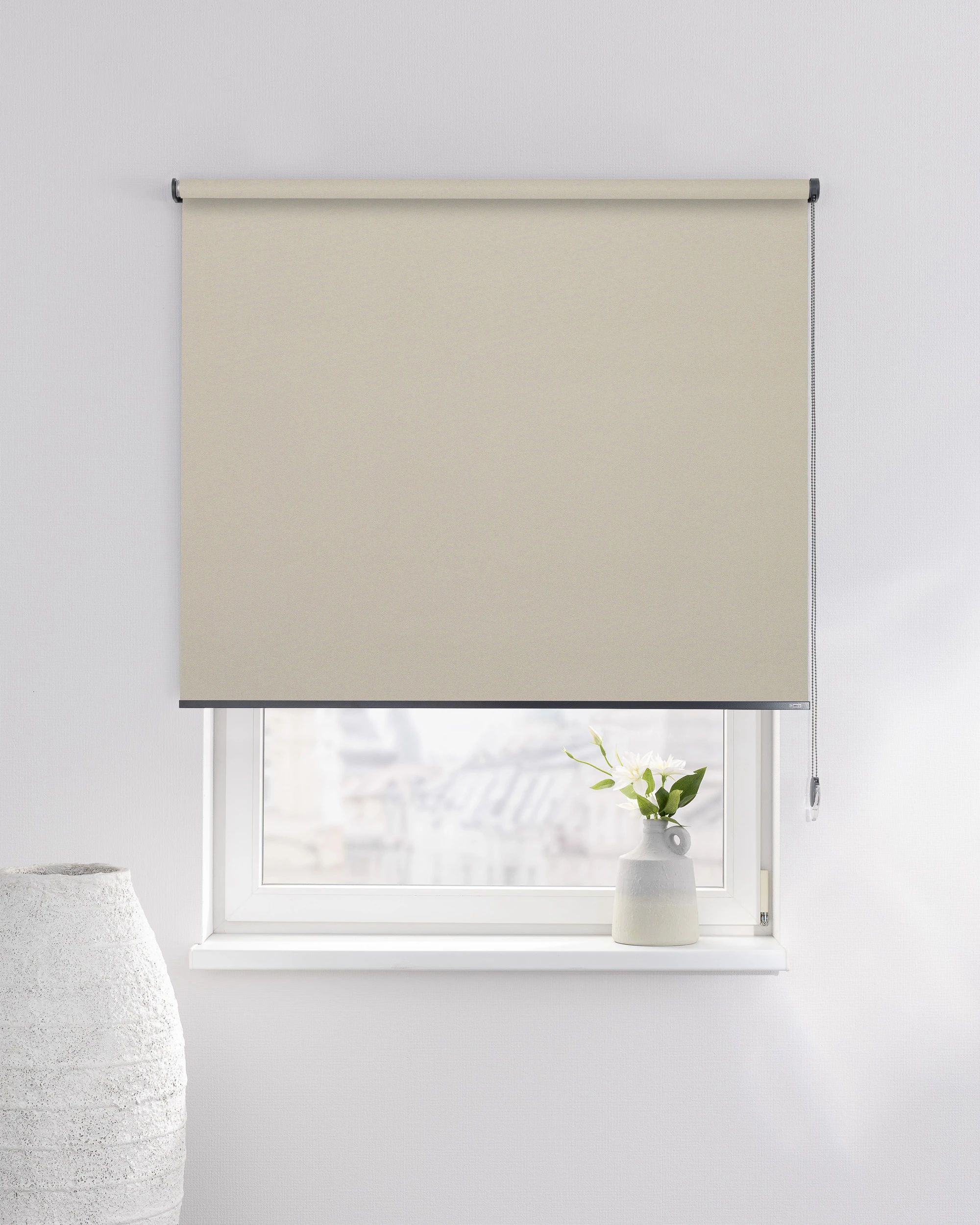 Classic Roller Blind product colour grey fabric blackout (hover)