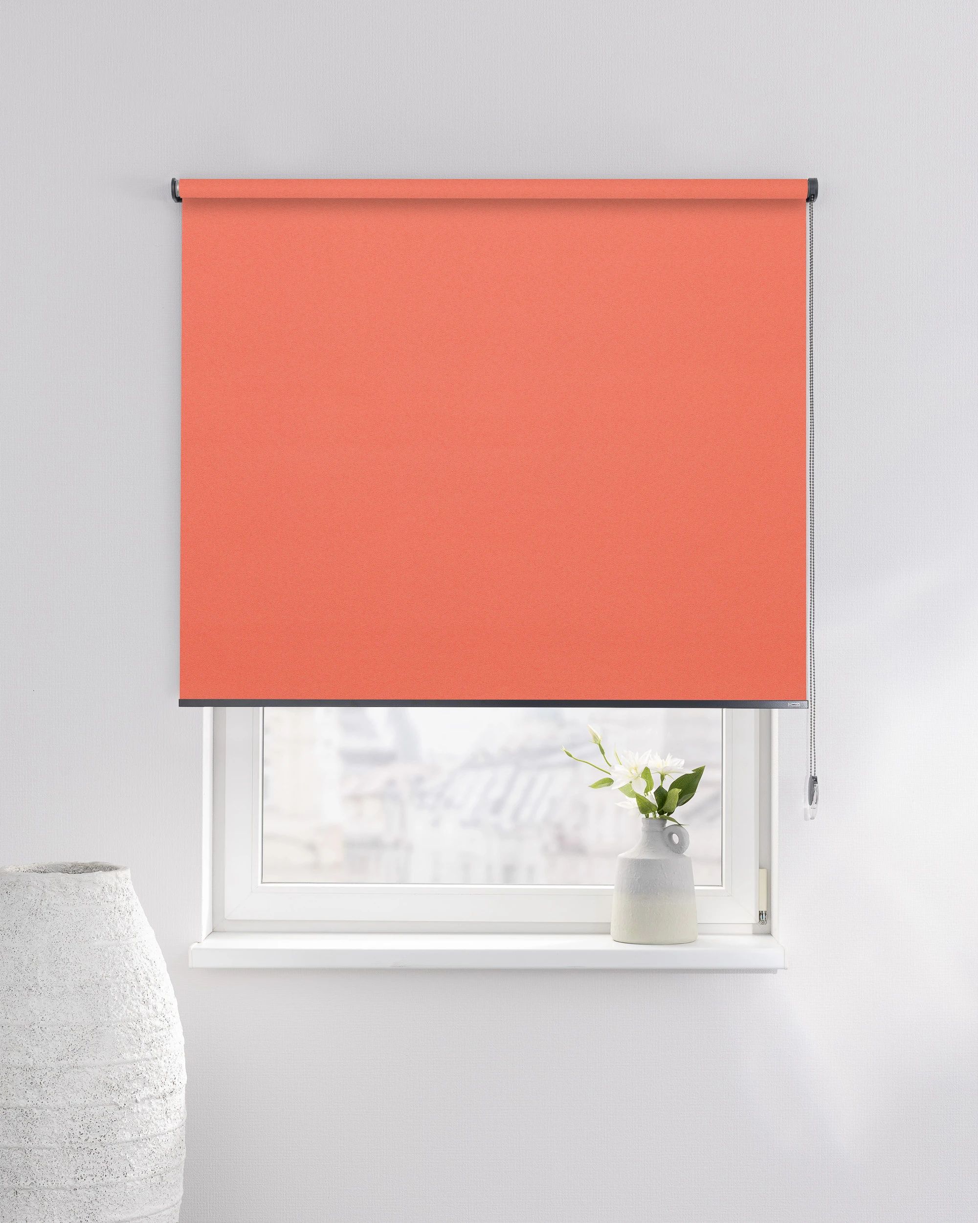 Classic Roller Blind product colour orange fabric blackout (hover)