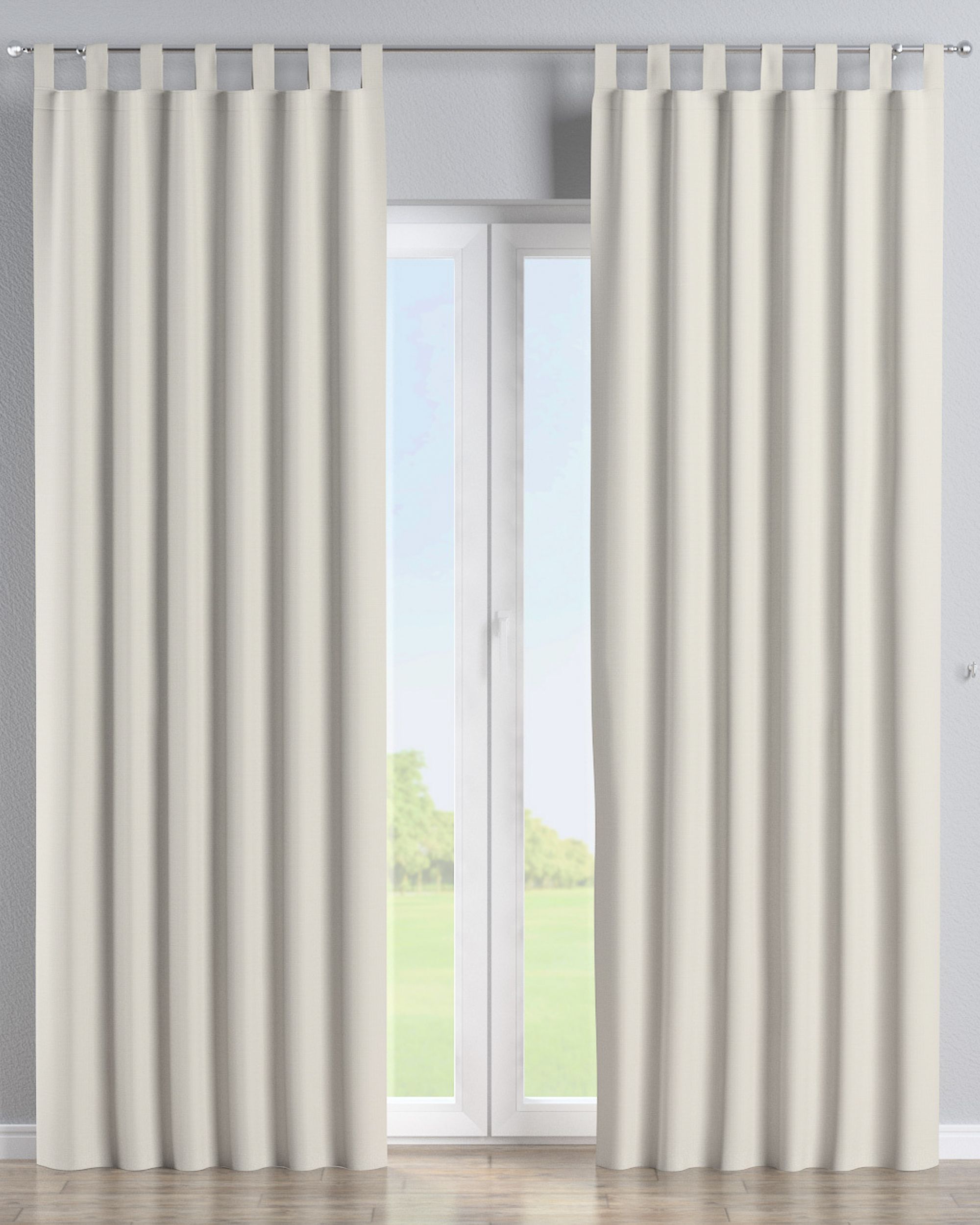 Tab top curtain product colour cream fabric outdoor, structured