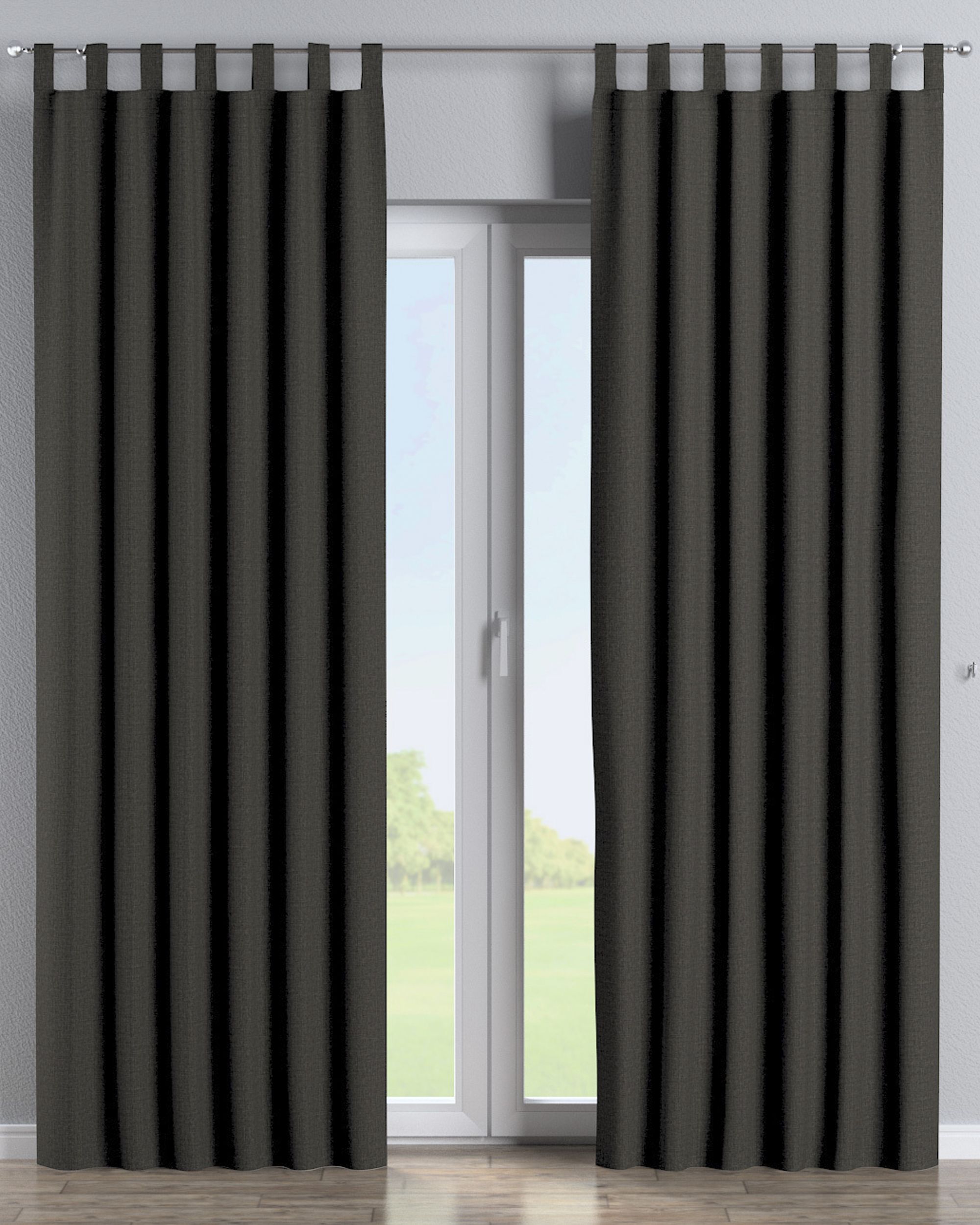 Tab top curtain product colour brown fabric outdoor, structured