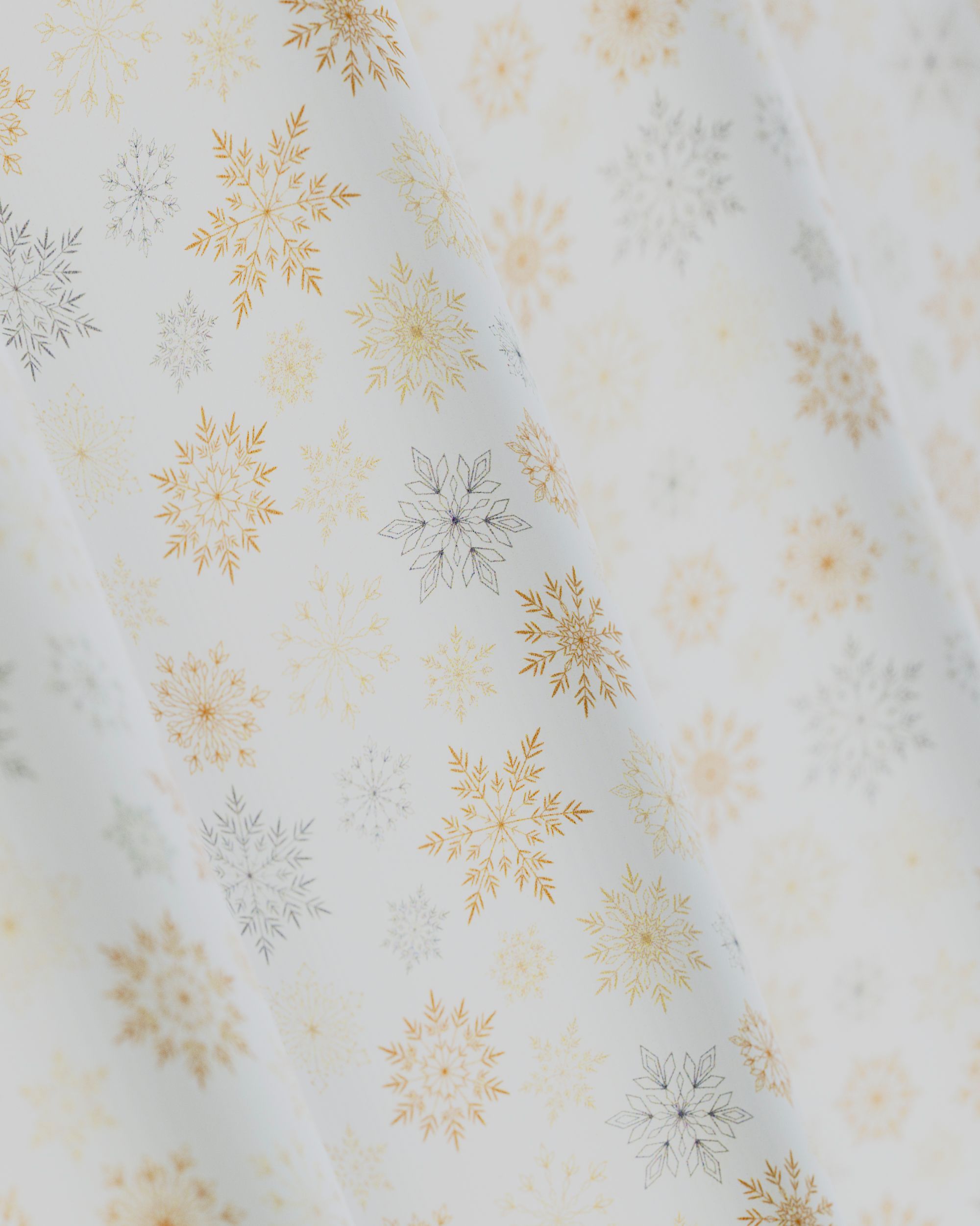 Eyelet curtain product colour white fabric patterned (hover)