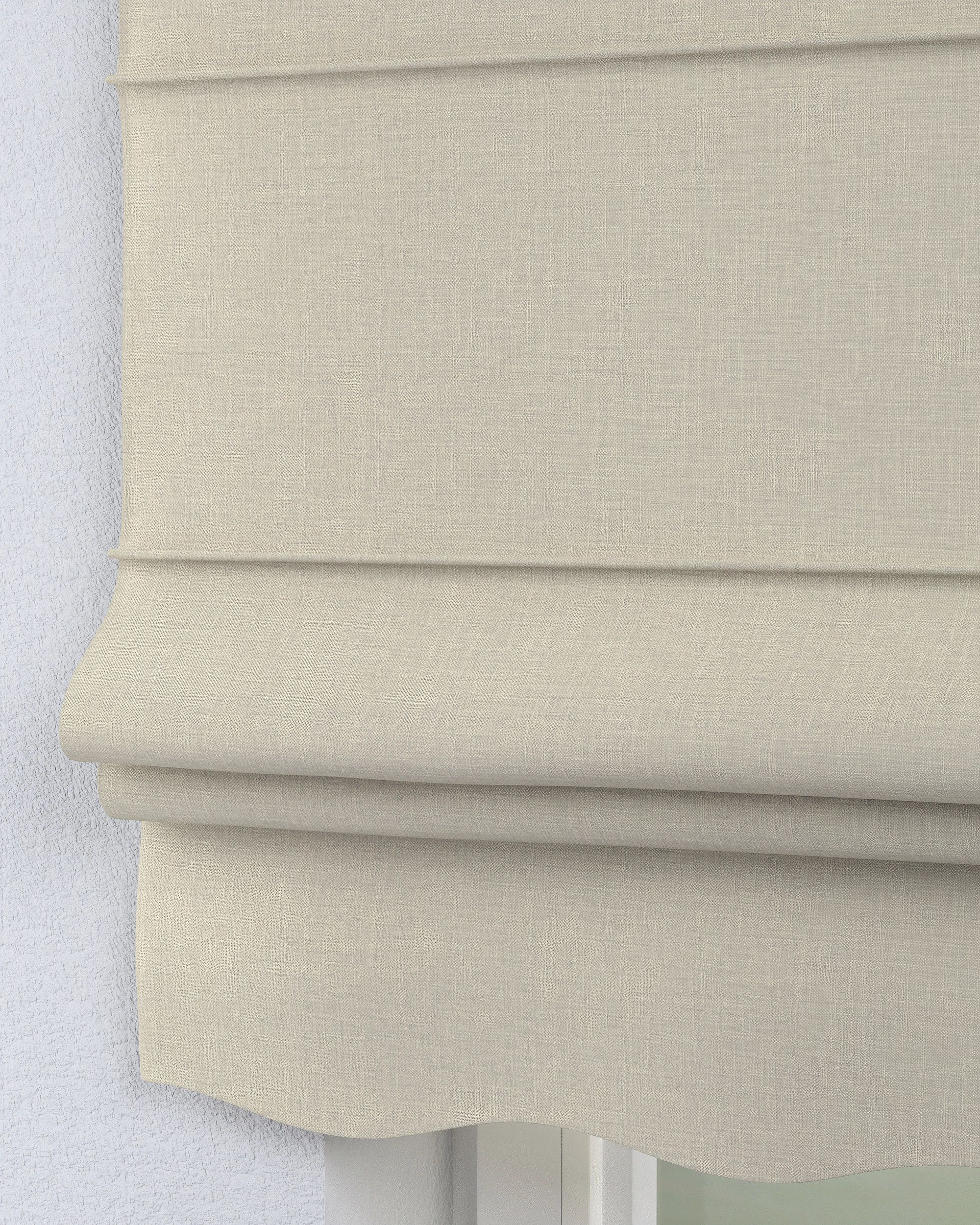 Florence Roman blind product colour grey fabric structured (hover)